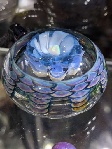 Preview pic of SAP Glass opal dotstack pendant