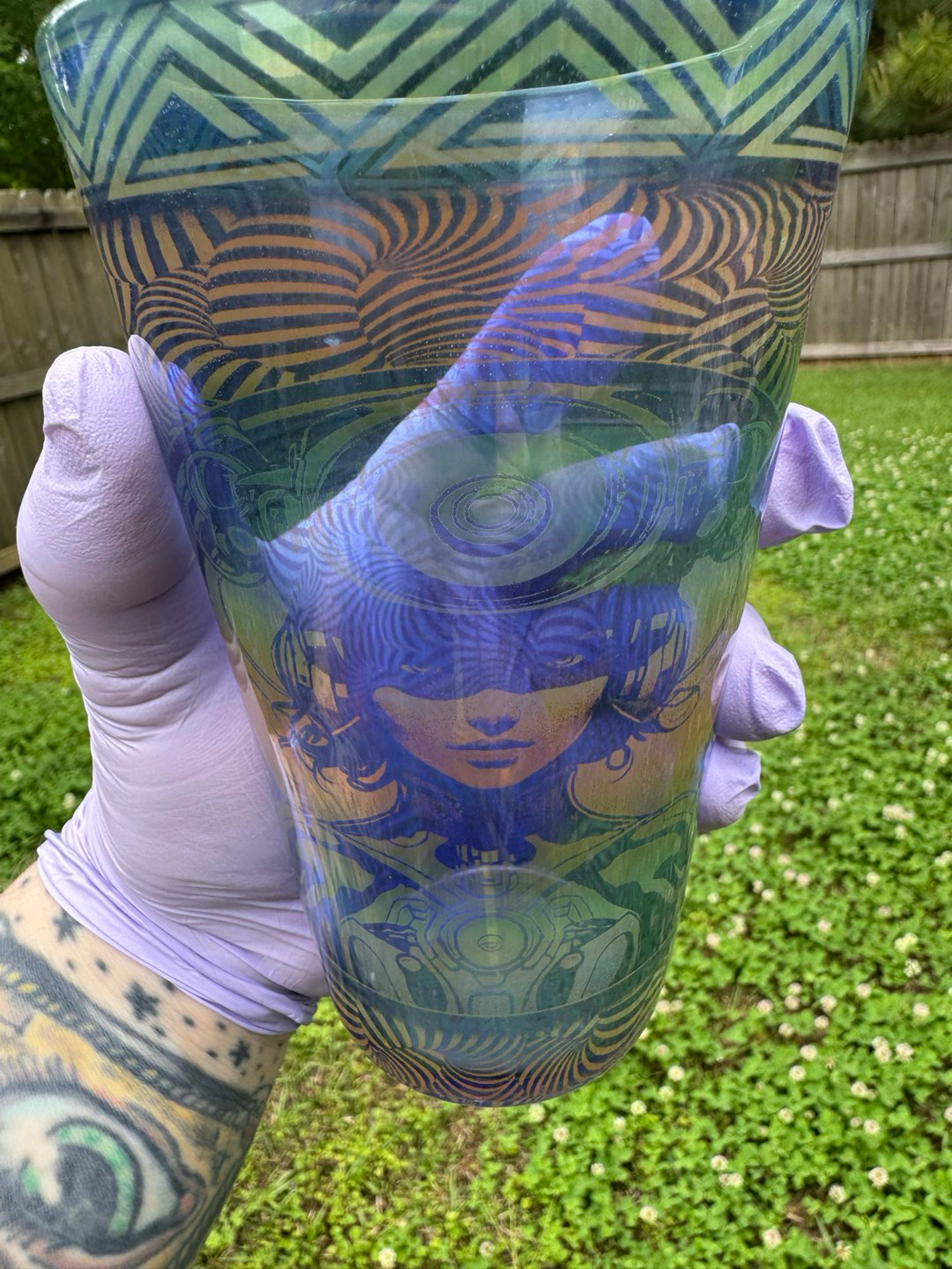 Preview pic of Fully worked Hefe pint glass