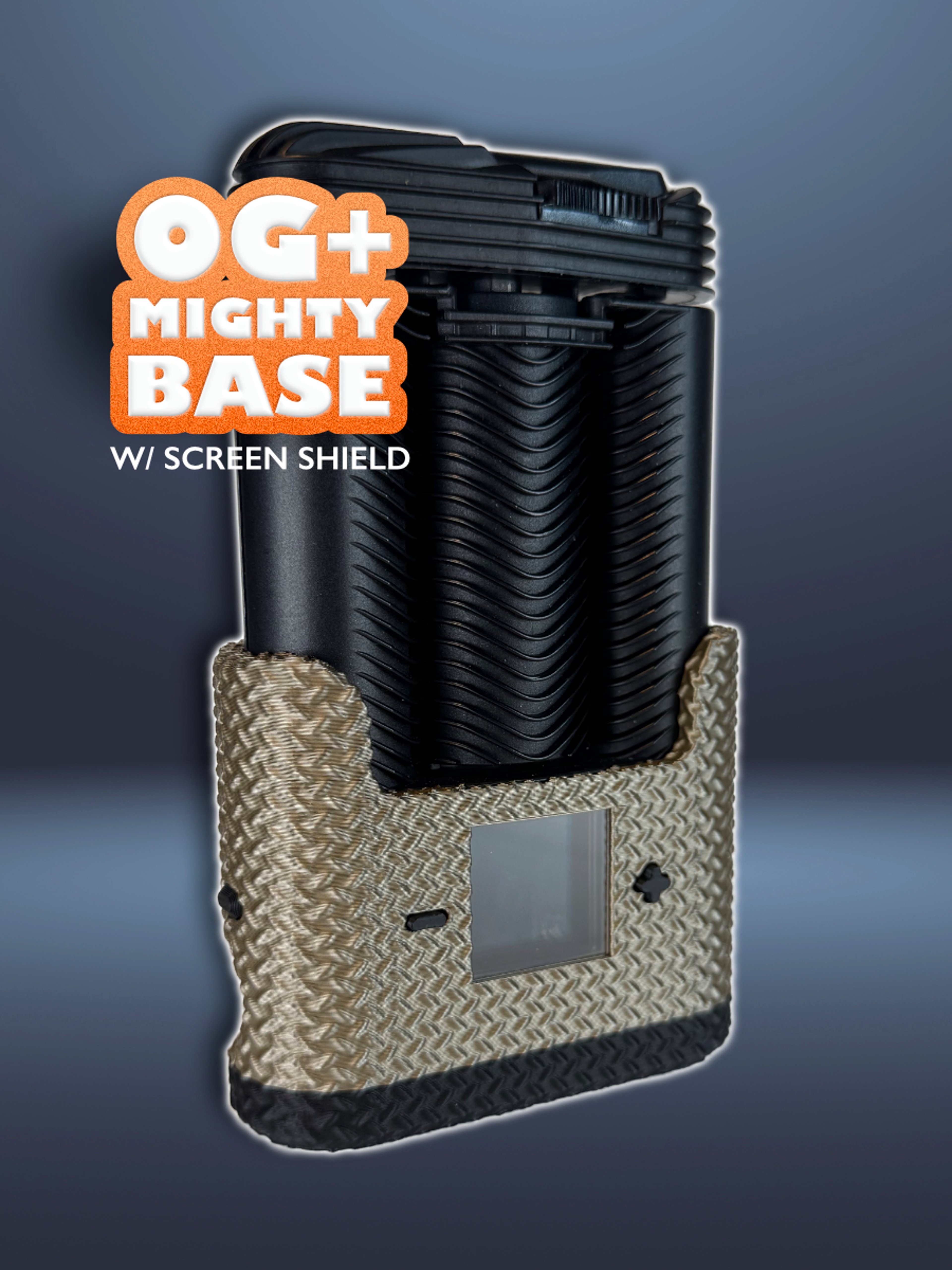 Preview pic of OG+ Mighty Base plus screen protector Industrial Diamonds for Storz & Bickel Mighty