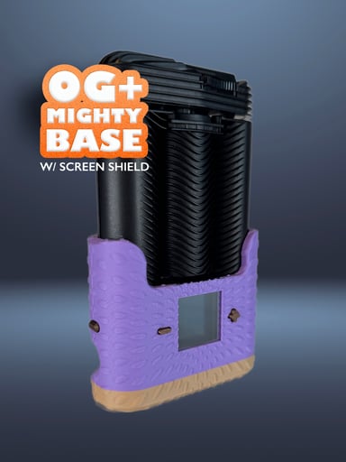 Preview pic of OG+ Mighty Base plus screen protector Purple Burst for Storz & Bickel Mighty