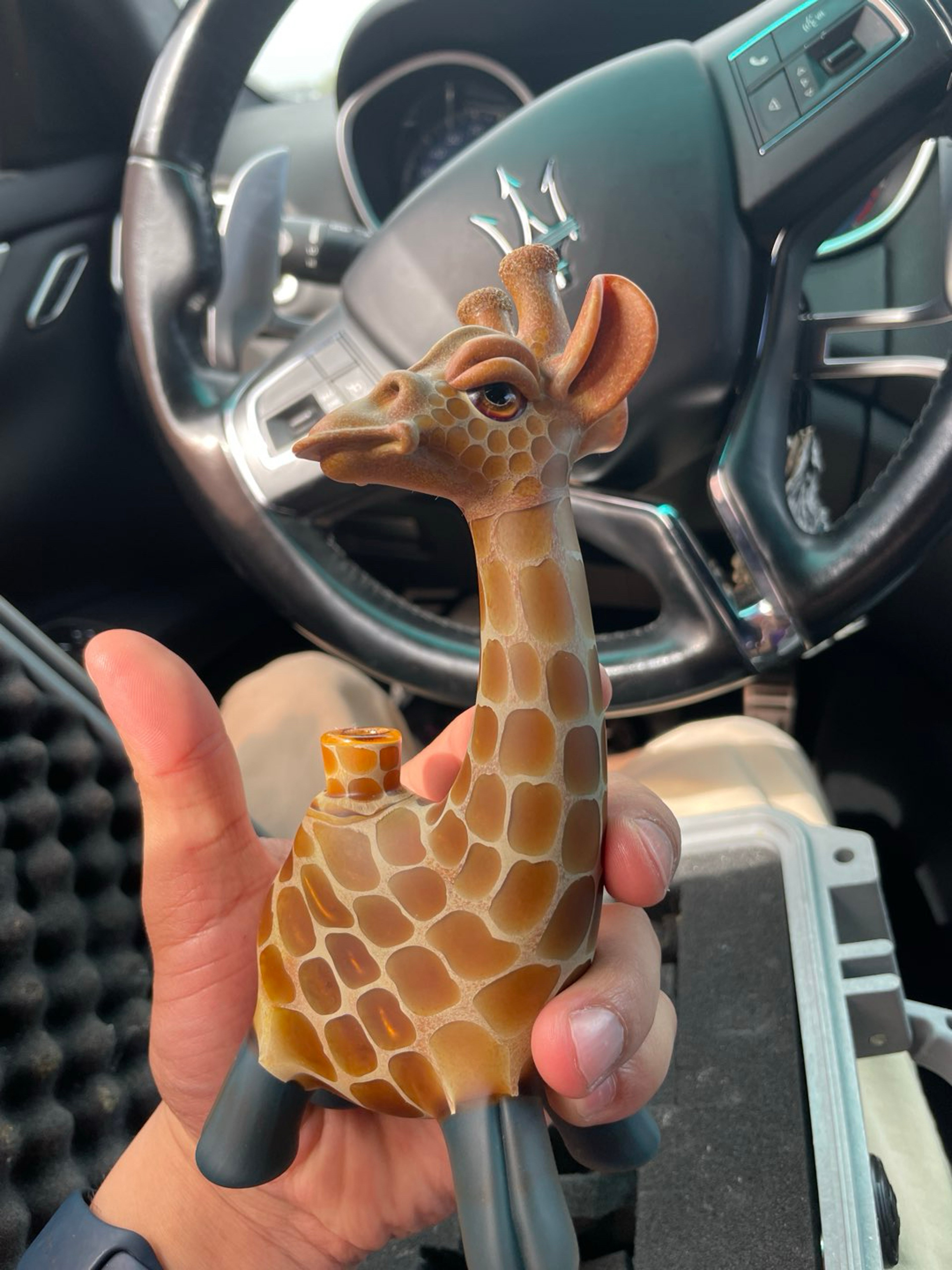Preview pic of Matt Robertson Giraffe #75/100 – Signed zoo Series
