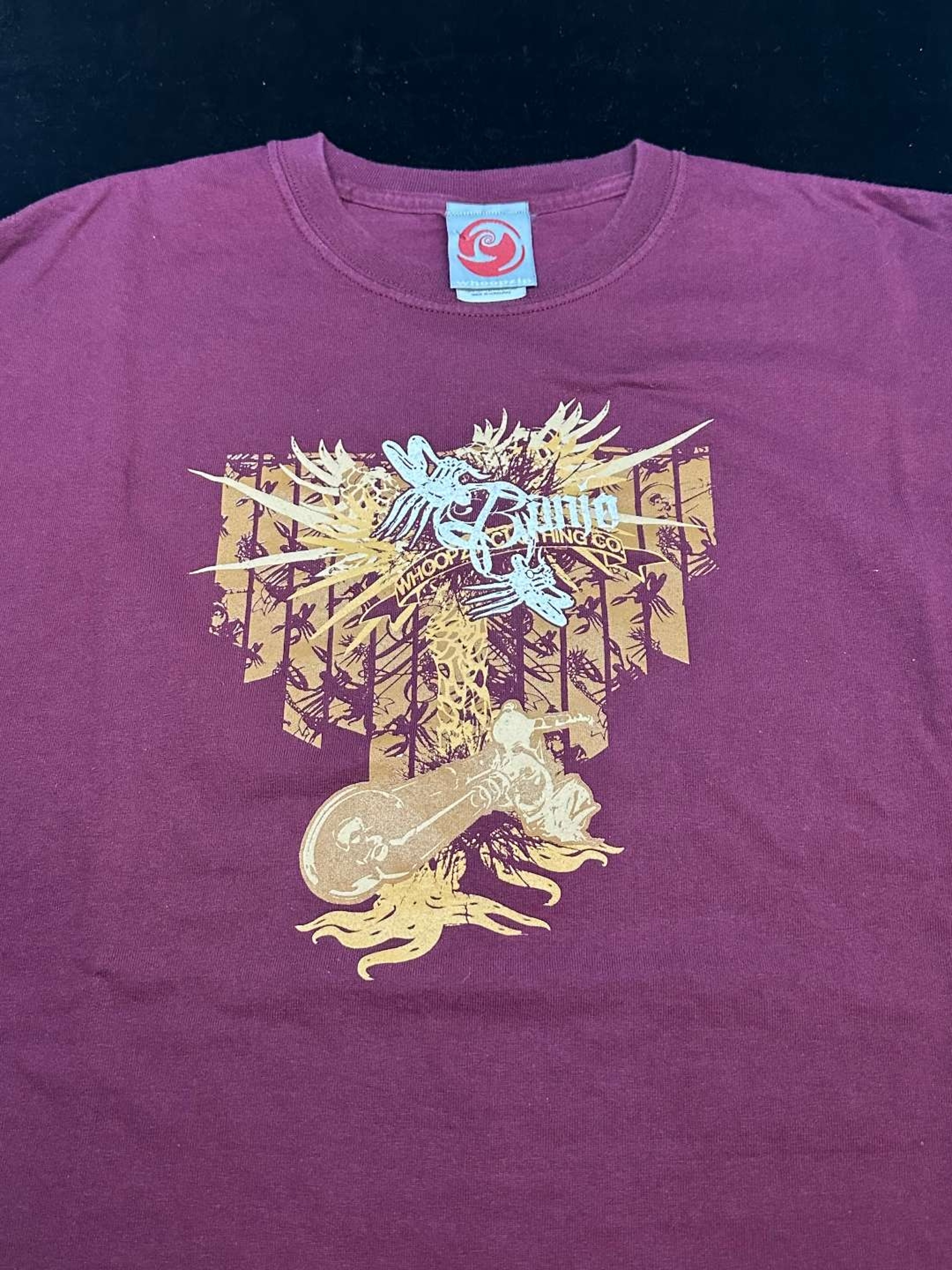 Preview pic of Vintage Banjo Whoopzip Teeshirt - XL - Never worn.