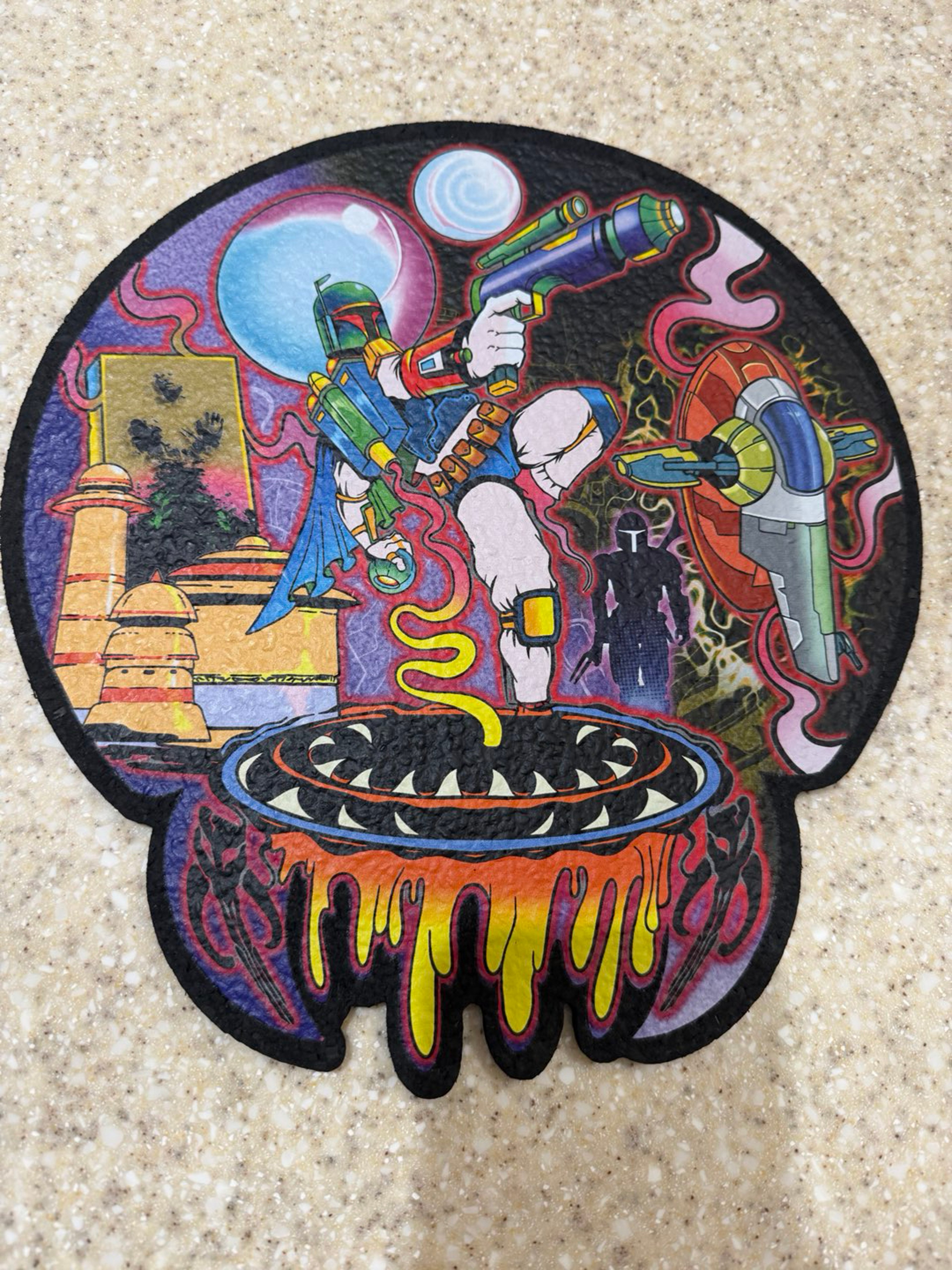 Starwars Boba Fett Moodmat: Dark Mountain Cult x Lukke Tattoo Collab image 0