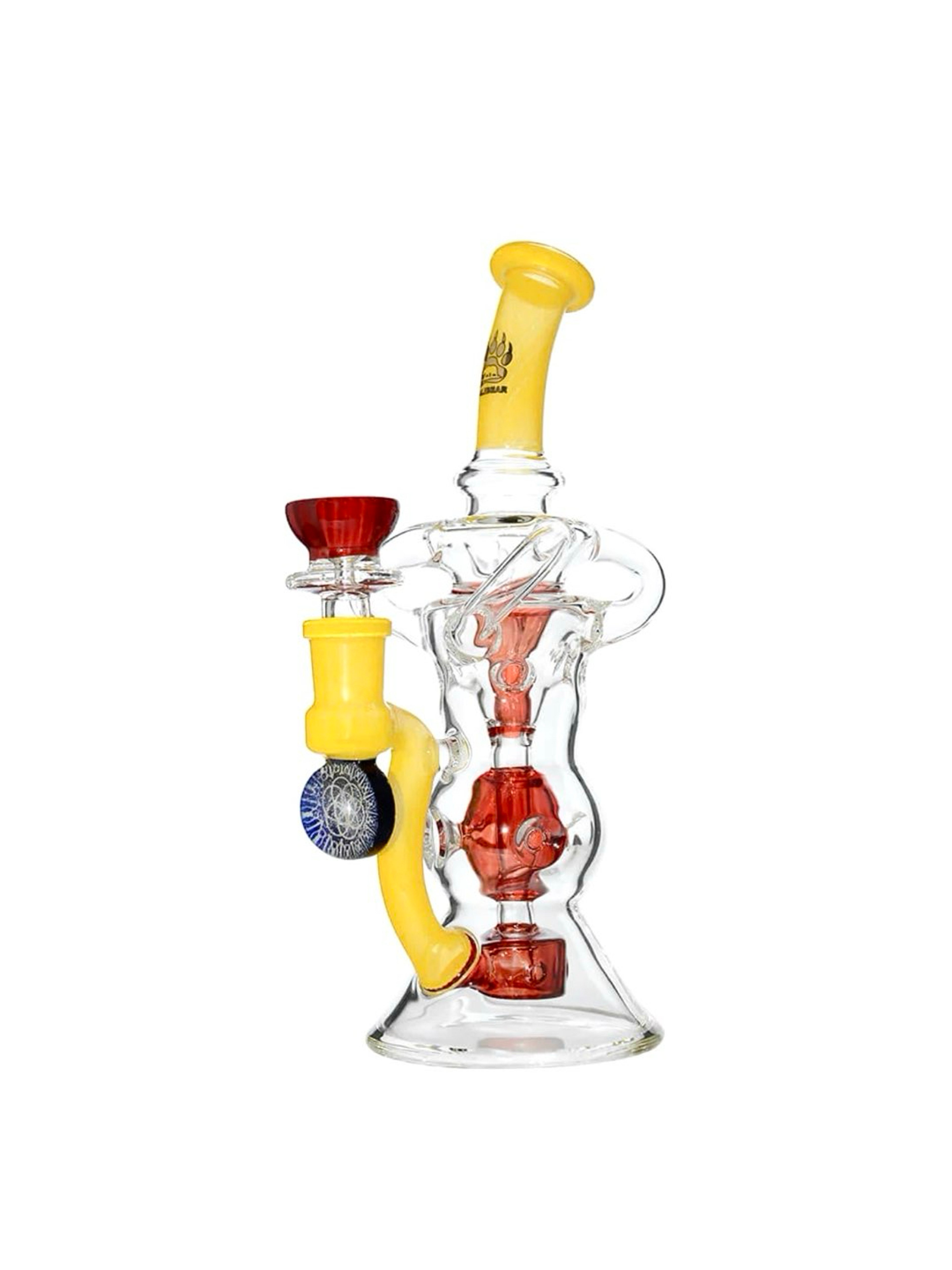 Preview pic of Triple Arm Swiss Fab Incycler Dab Rig W/ Marble