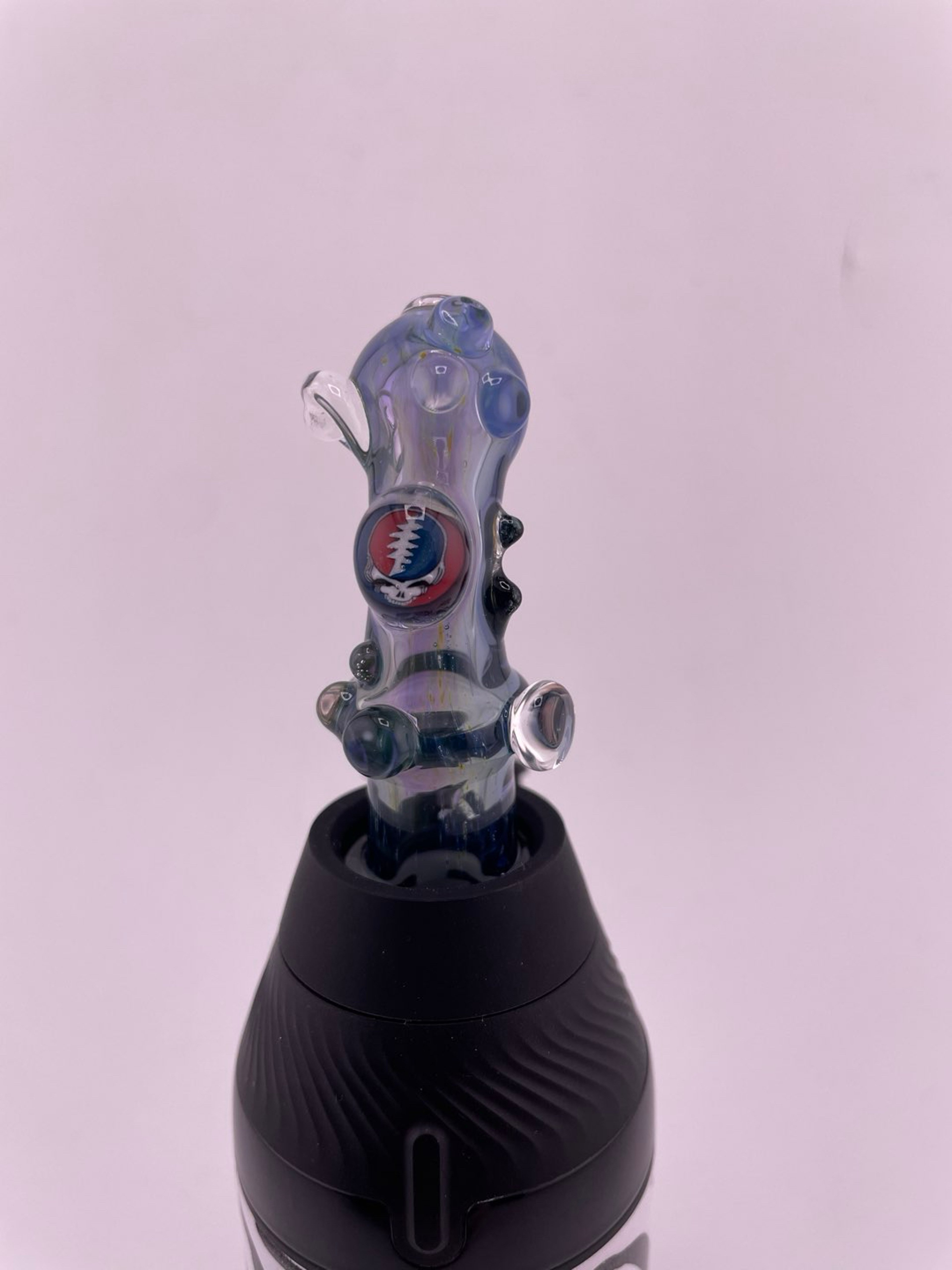 Preview pic of Brando Glass Puffco Proxy Core Mouth Piece - Space Blue Dead Millie
