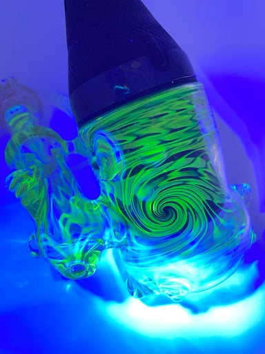 Preview pic of Brando Glass Puffco Proxy Glass - UV Heavy Fumed Side Car