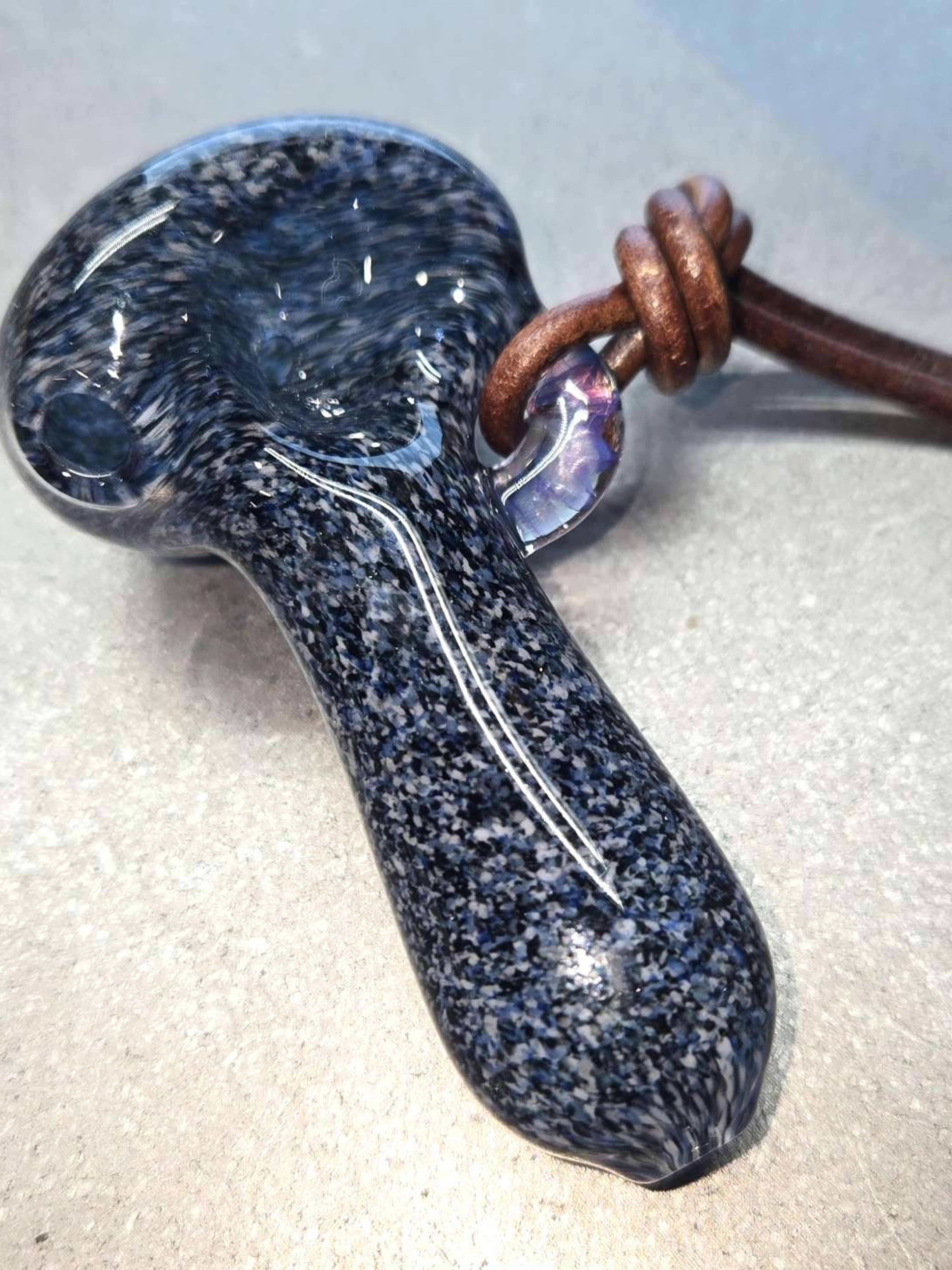 Preview pic of 3in Frit Spoon Necklace/Keychain 2/5