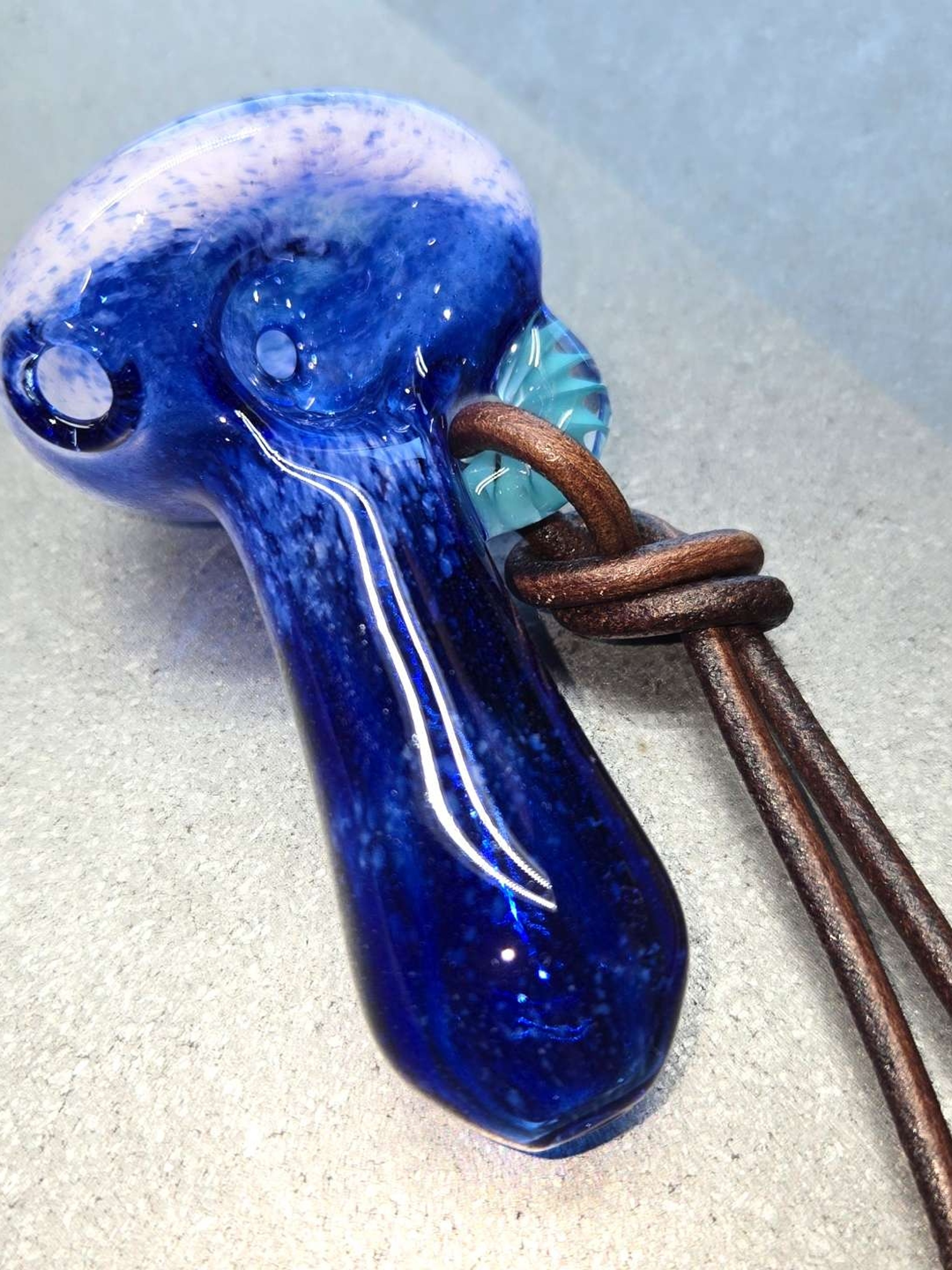 Preview pic of 3in Frit Spoon Necklace/Keychain 3/5