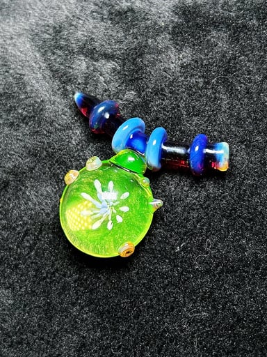 Preview pic of MarvinsGlass Uv Implosion Pendant
