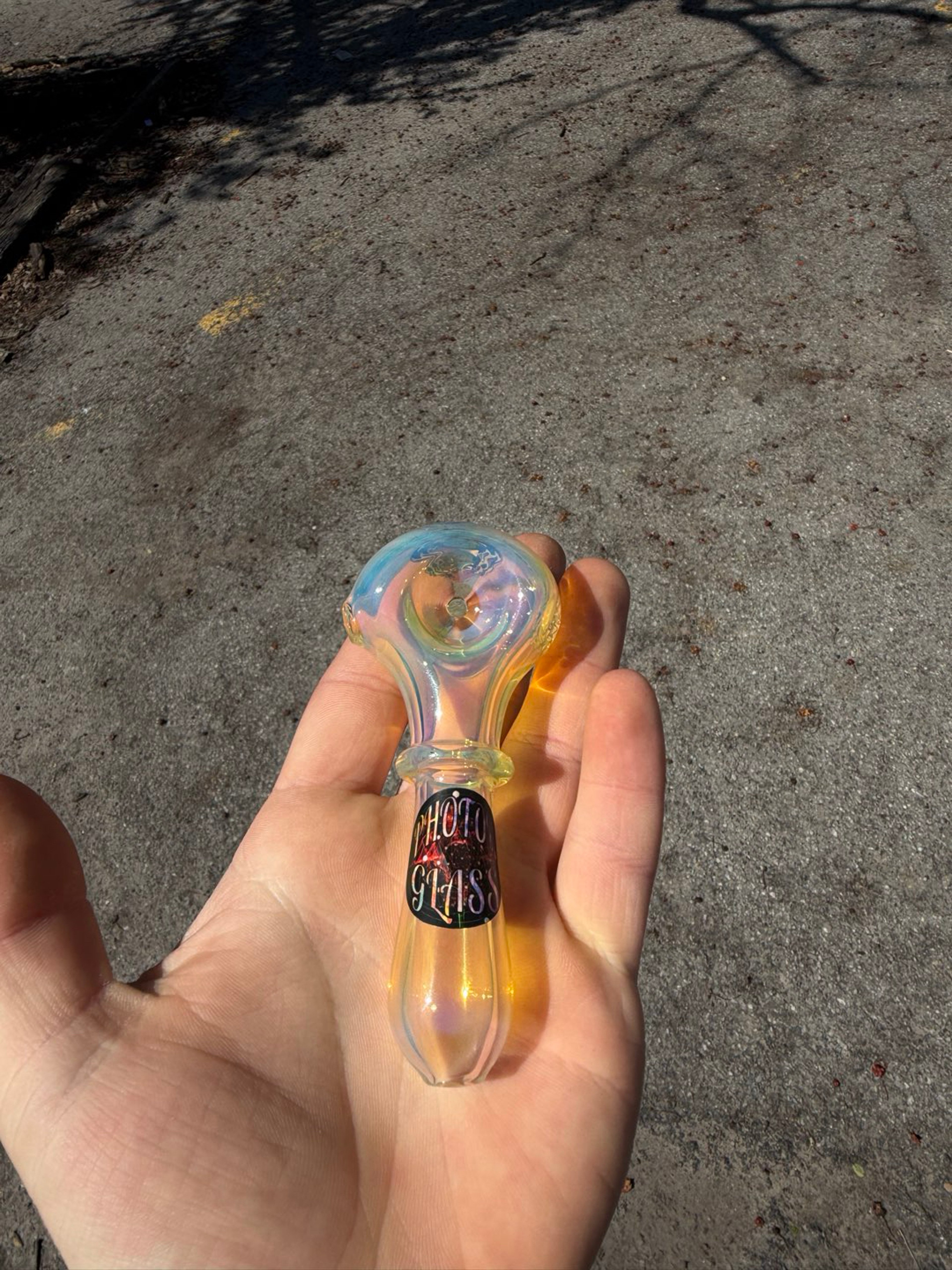 Photon glass fume bowl w/cap image 0