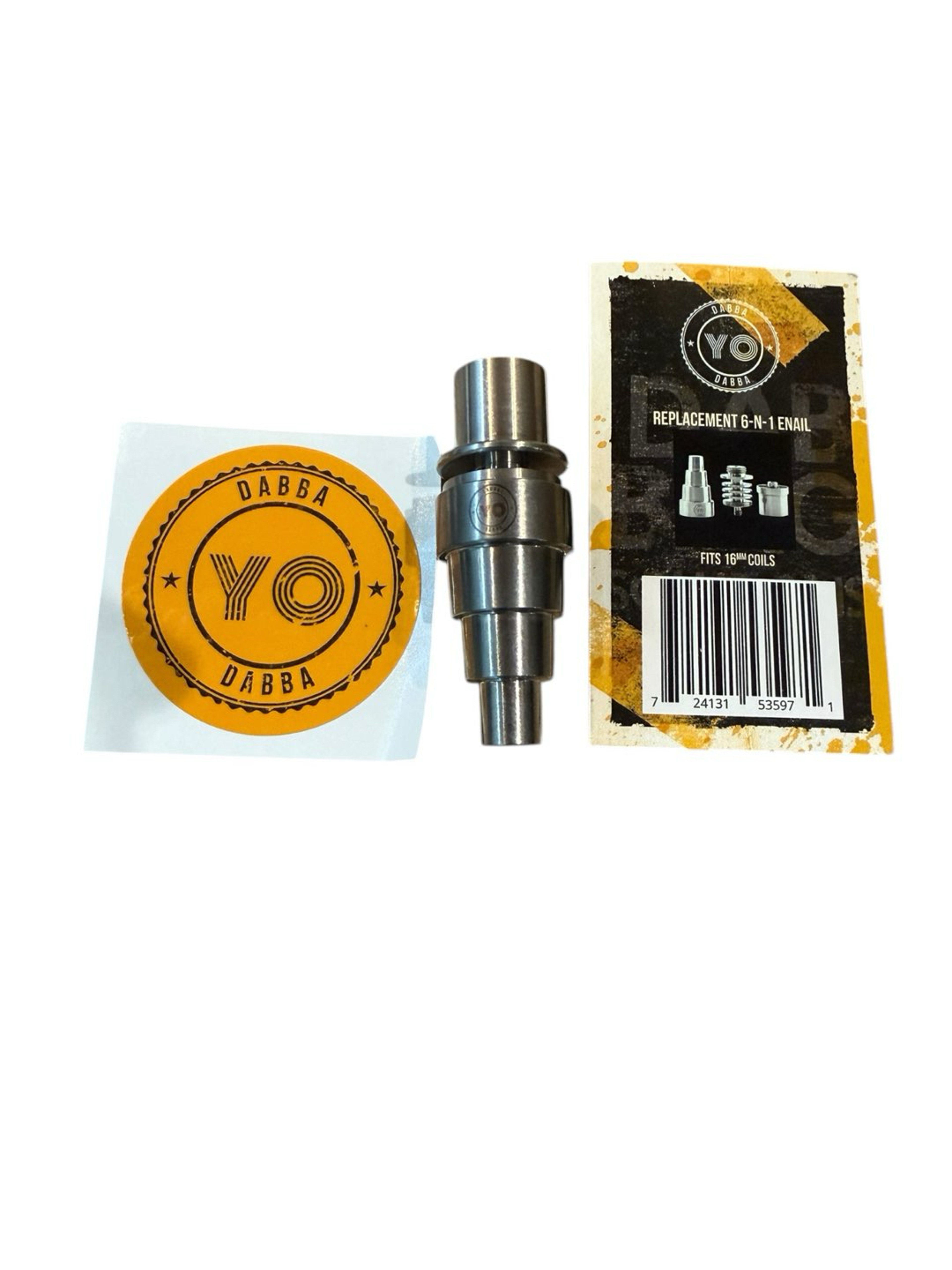 Dabba Dabba 6-in-1 Replacement E-Nail (Fits 16mm Coils) image 0