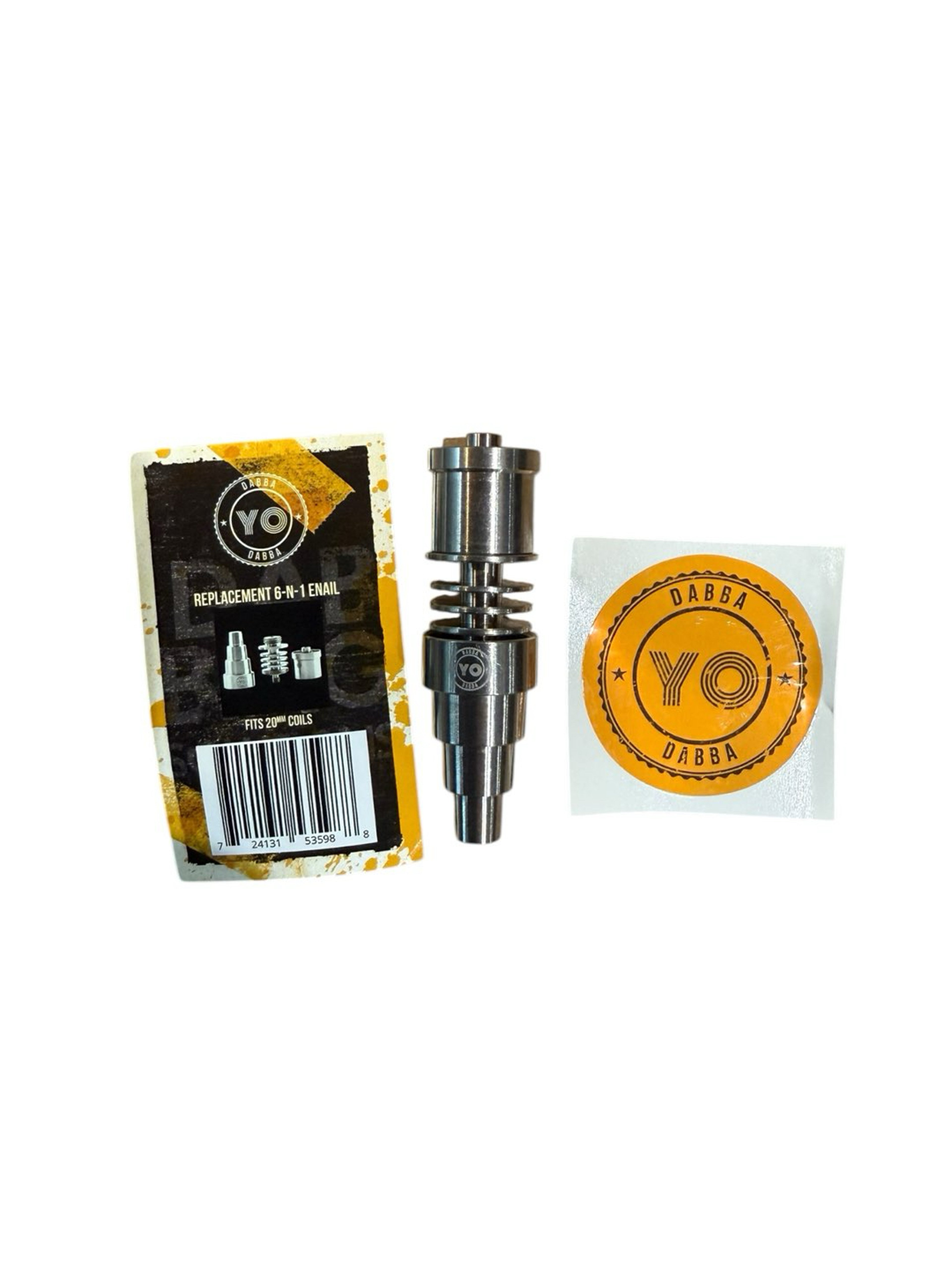 Dabba Dabba 6-in-1 Replacement E-Nail (Fits 20mm Coils) image 0