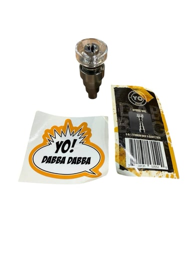Preview pic of Dabba Dabba Hybrid Nail – Titanium Base + Quartz Dish