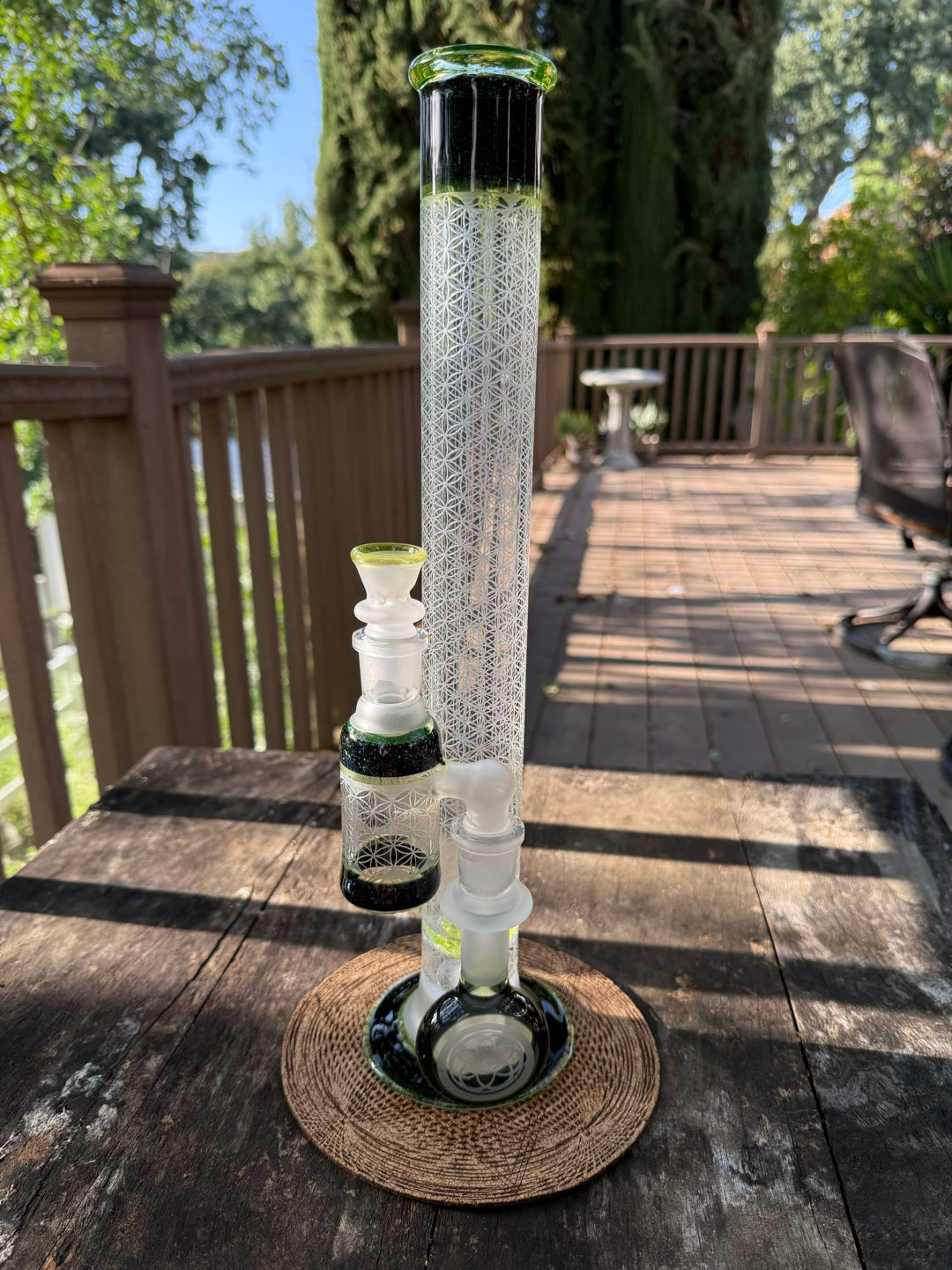 Preview pic of Illuminati & Crushed Opal Sacred-G SoL-45 Lace Sphere x Dry Catcher Set