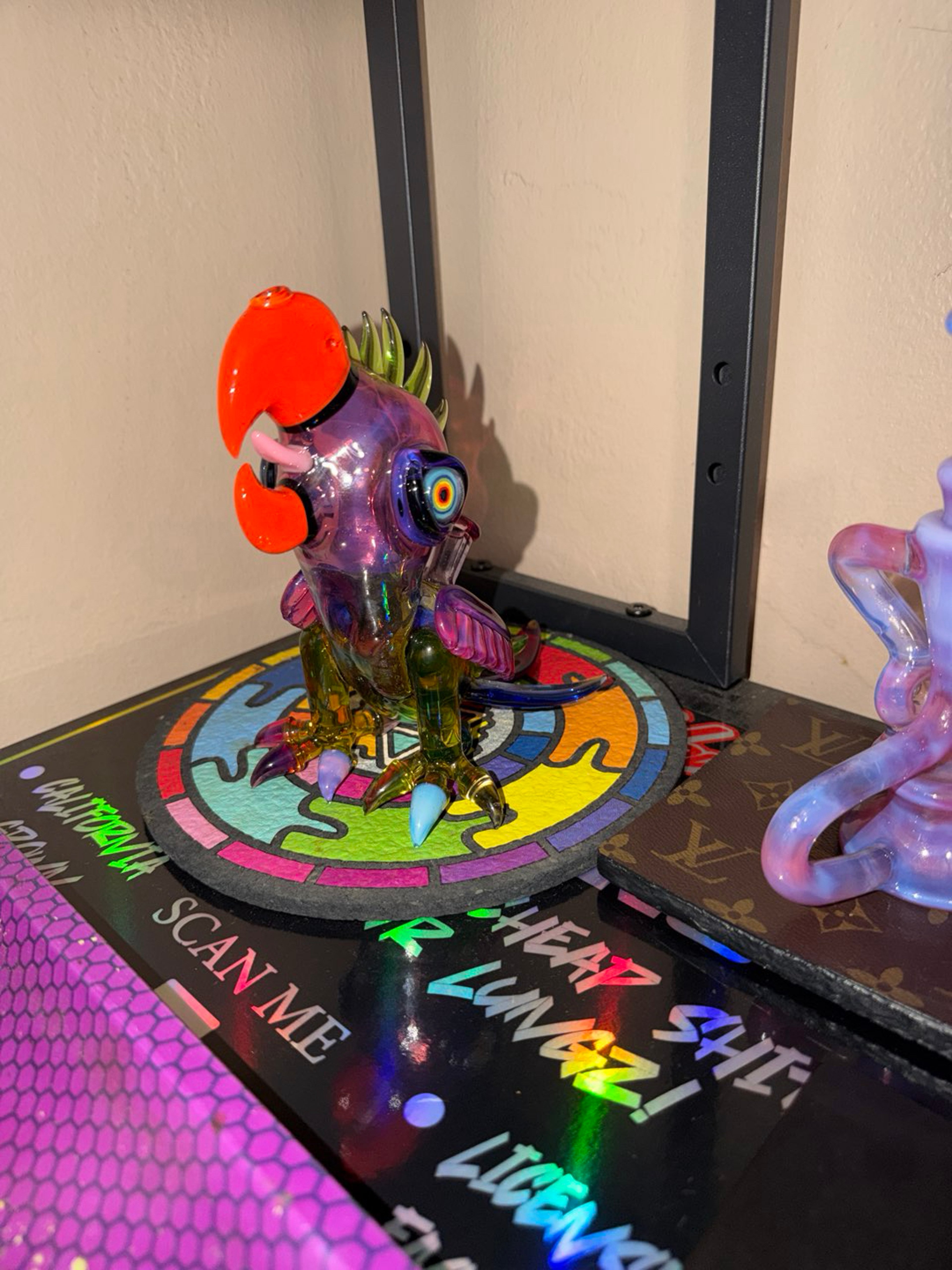 Preview pic of Rj Glass bird (Crazy colors)/super unique