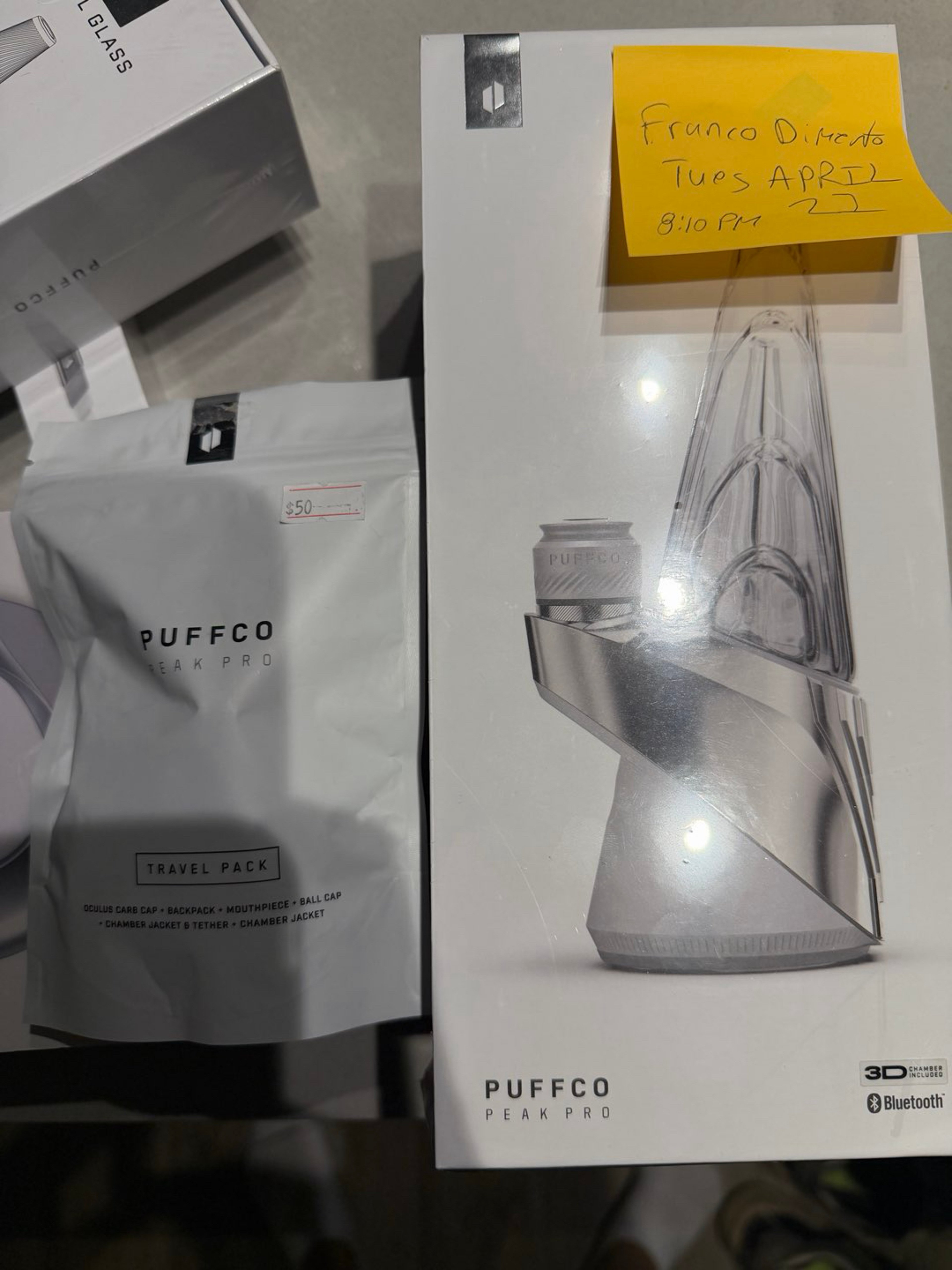 Preview pic of Sealed Guardian Puffco , travel pack/ballcap
