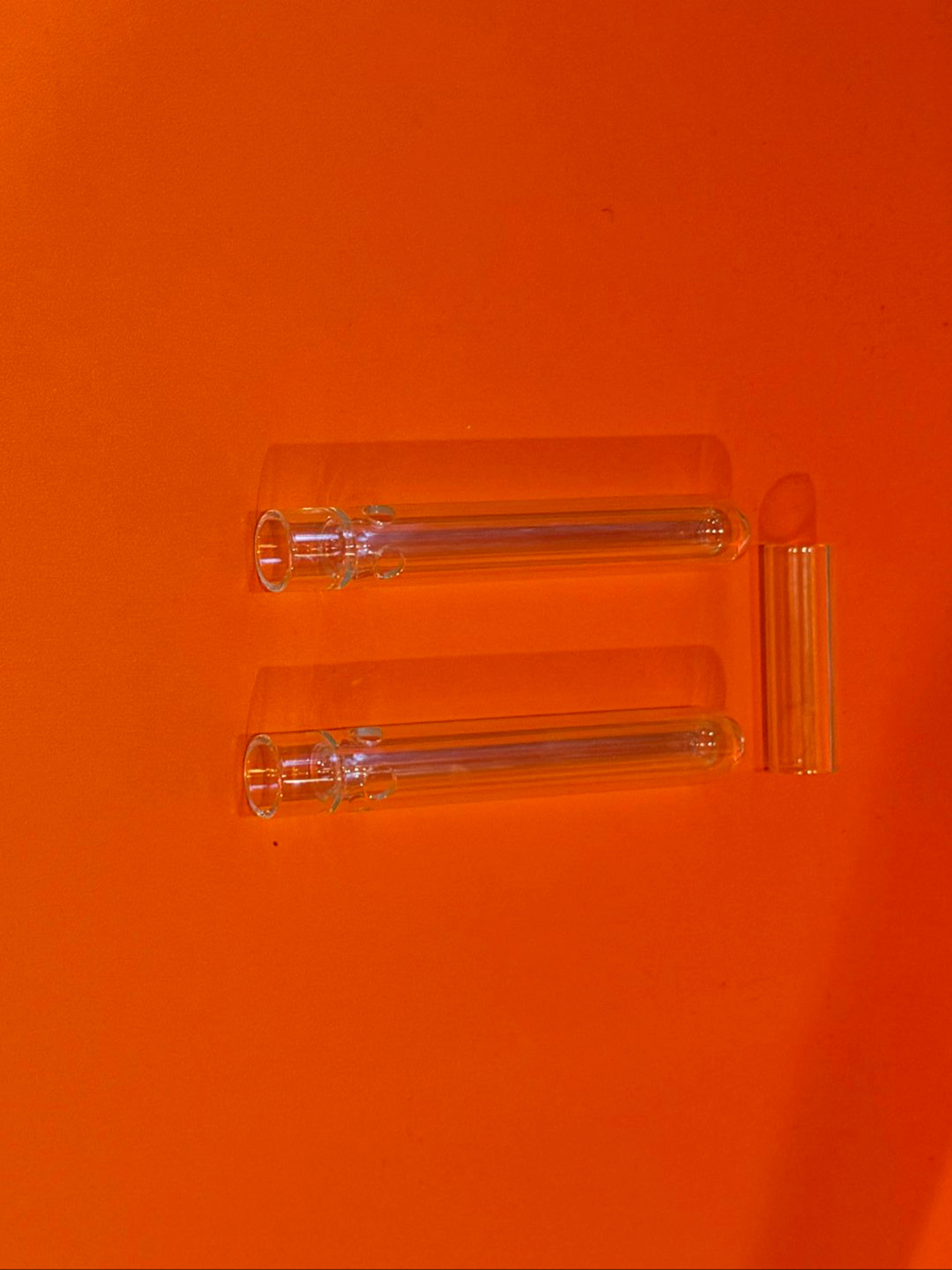 Preview pic of Studenglass - (2) Glass Upstems + (1) Glass Hose Tip
