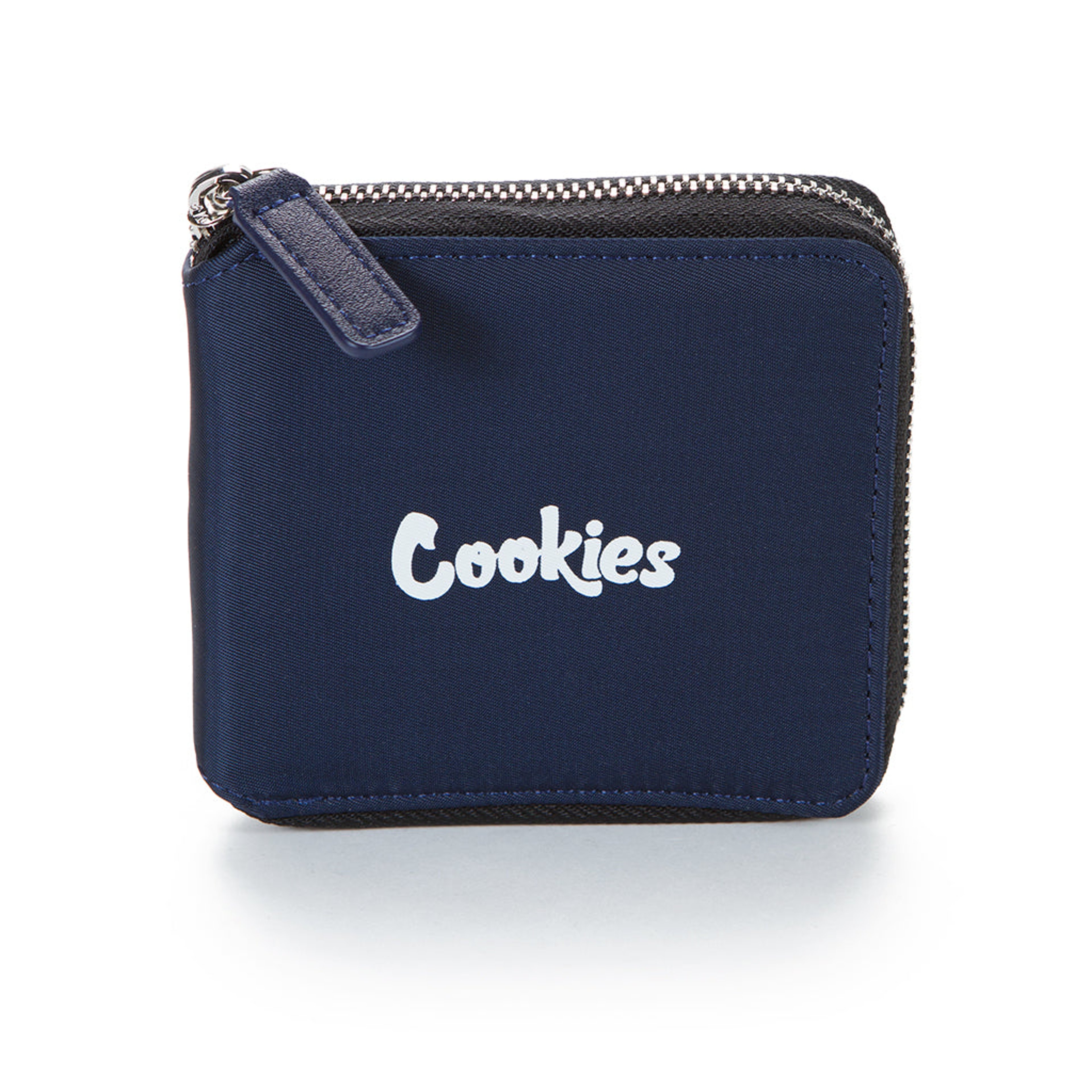 Preview pic of Cookies Luxe Zipper Wallet Navy