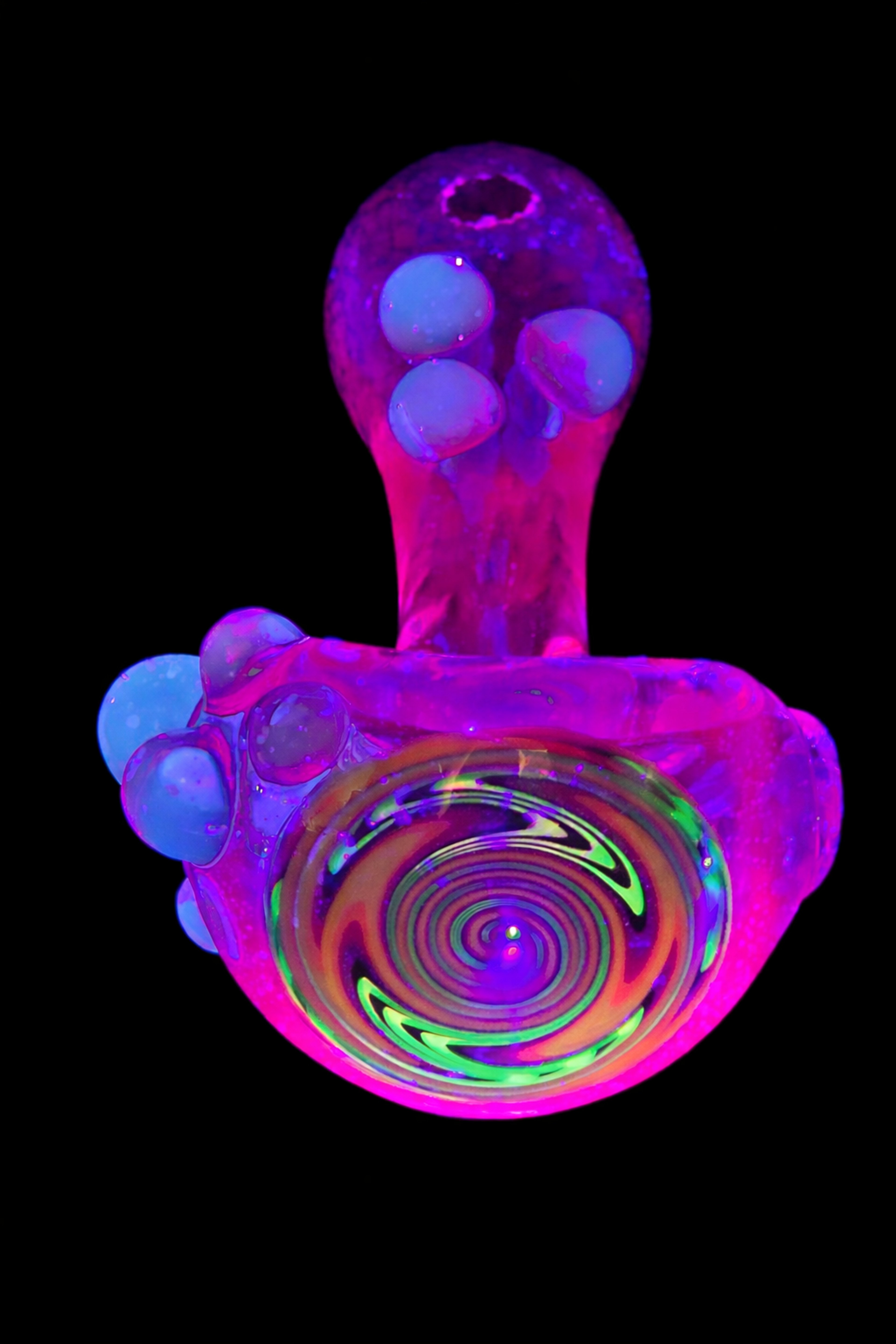 Preview pic of Purple UV Reactive Wig Wag Pipe
