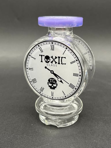 Preview pic of TOXIC GLASS 420 CLOCK PUFFCO ATTACHMENT