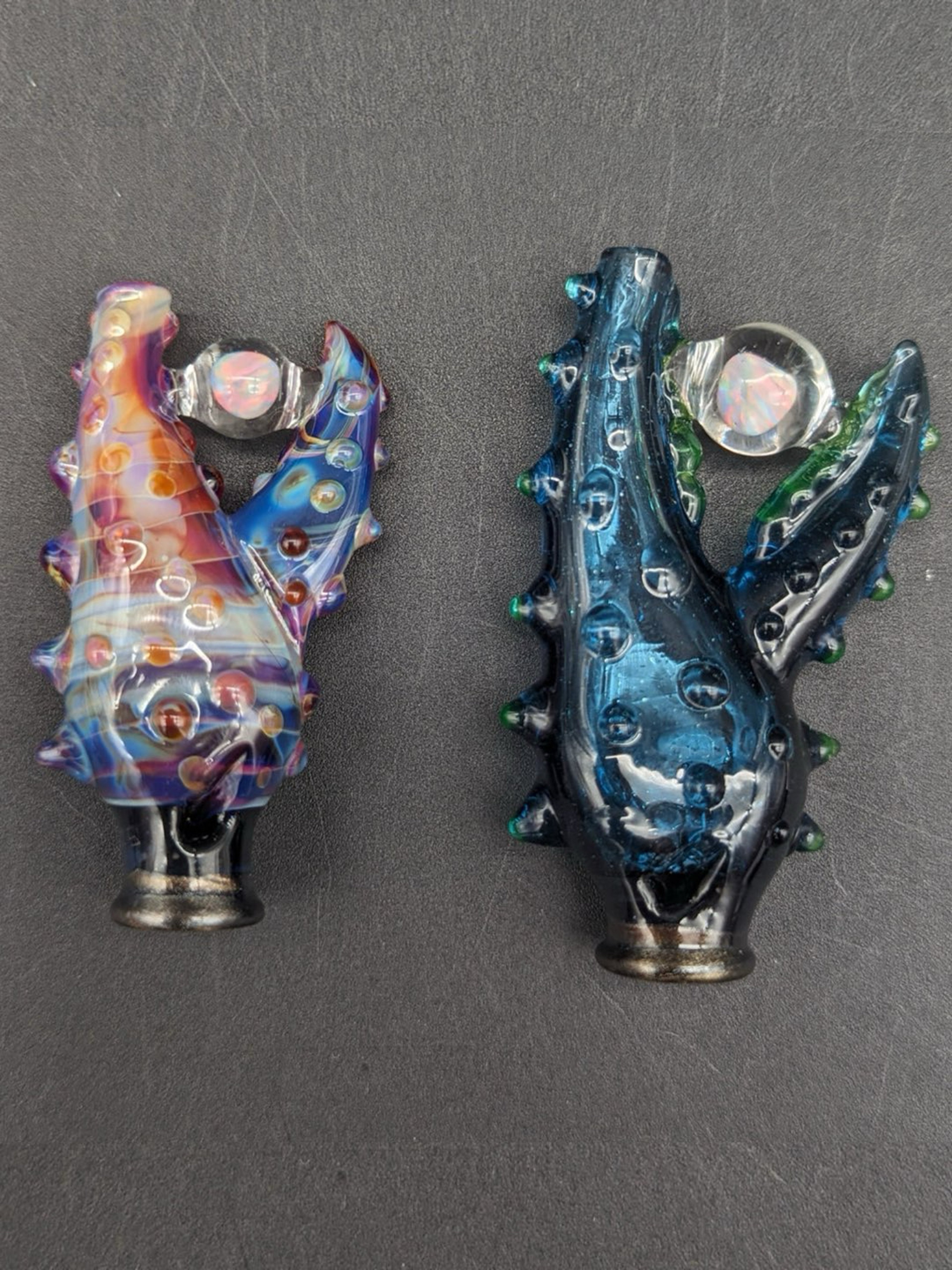 Preview pic of MAKO GLASS PUFFCO PIVOT MOUTHPIECE | OPAL CRAB CLAW