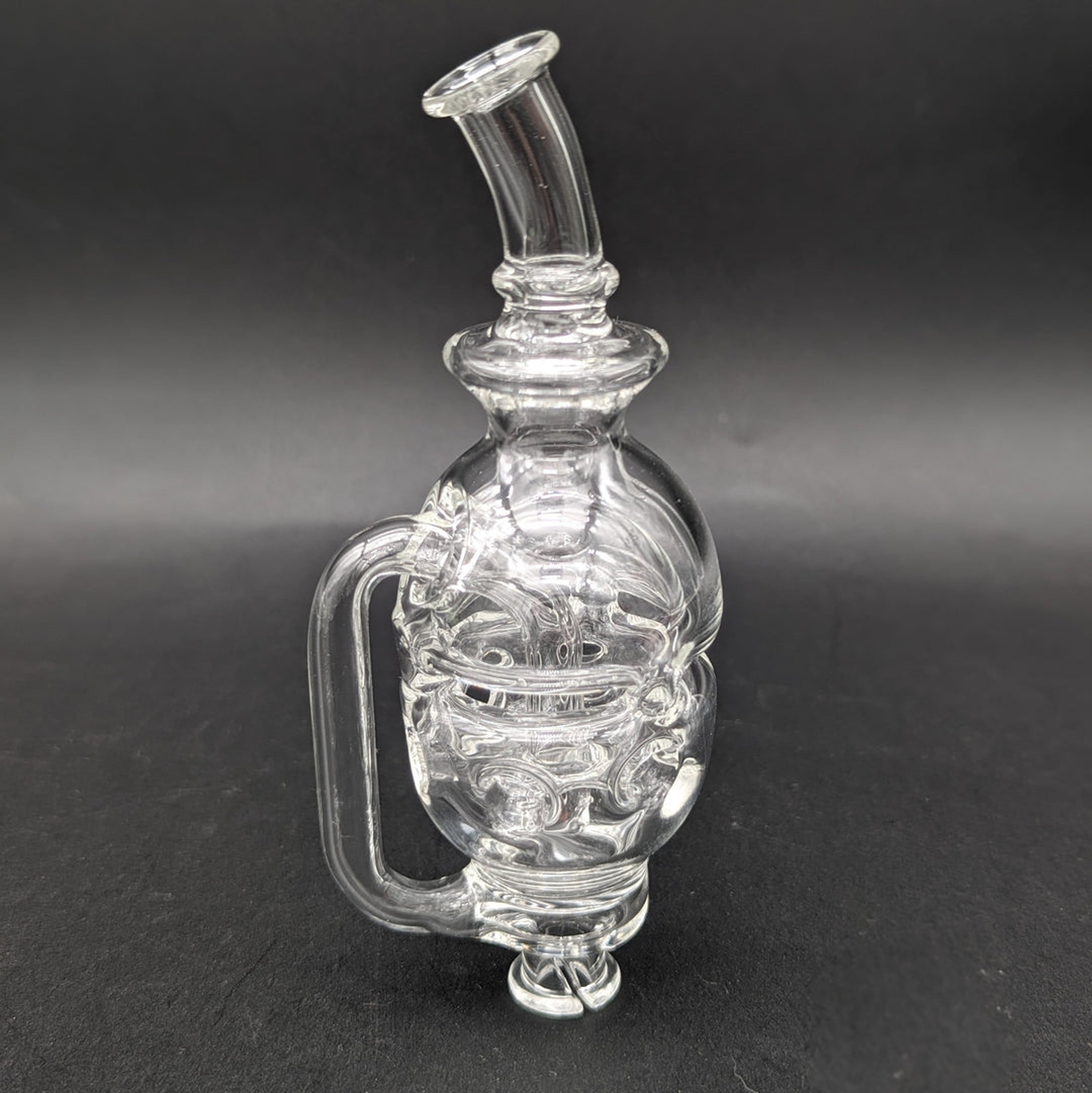Preview pic of FAB EGG GLASS BUBBLER ATTACHMENT FOR PUFFCO PIVOT | 5"