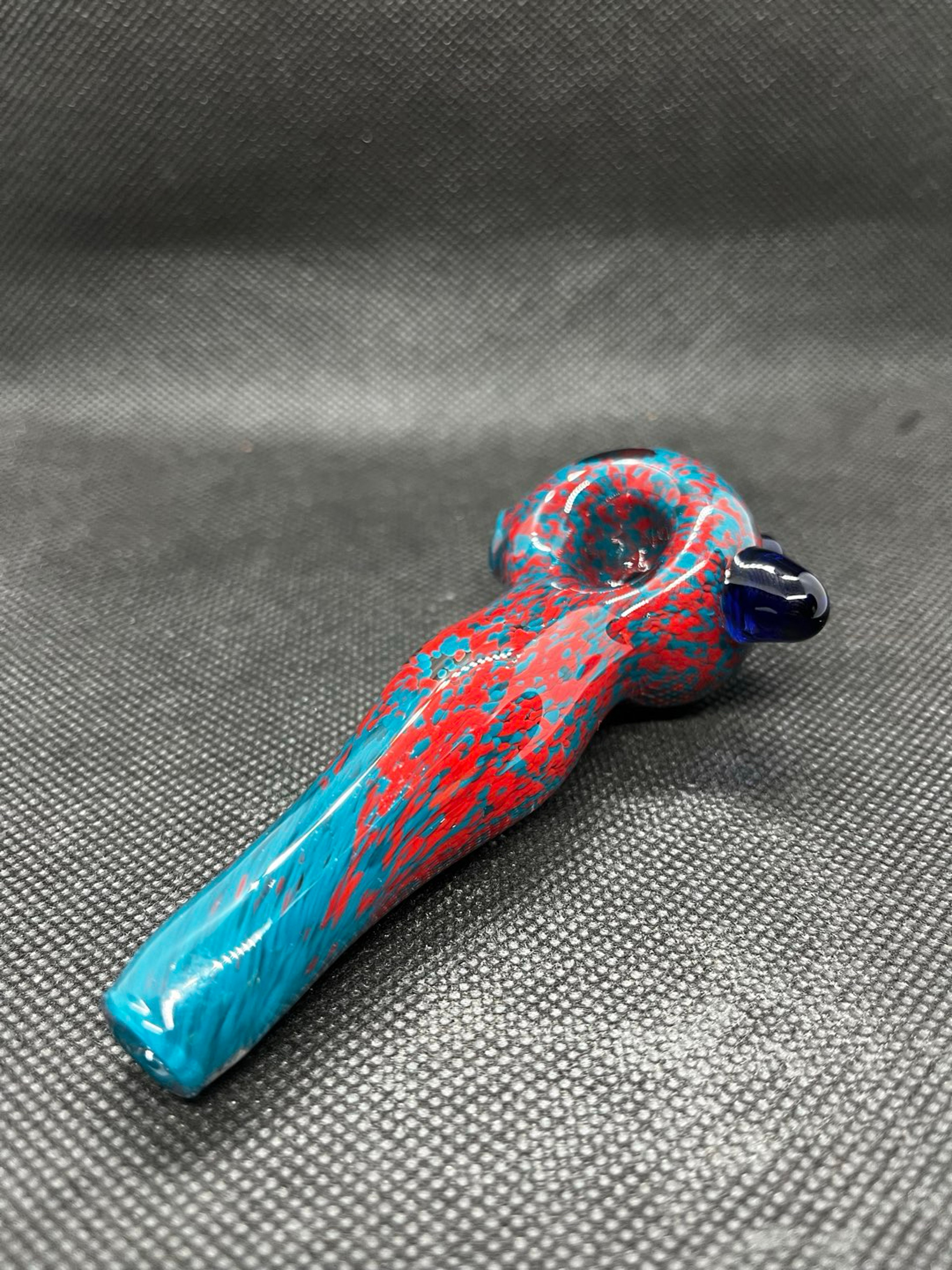 Preview pic of Cherry & Teal color Frit Spoon!