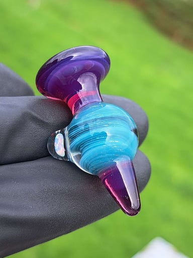 Preview pic of Slurper/tower cap purple and blue