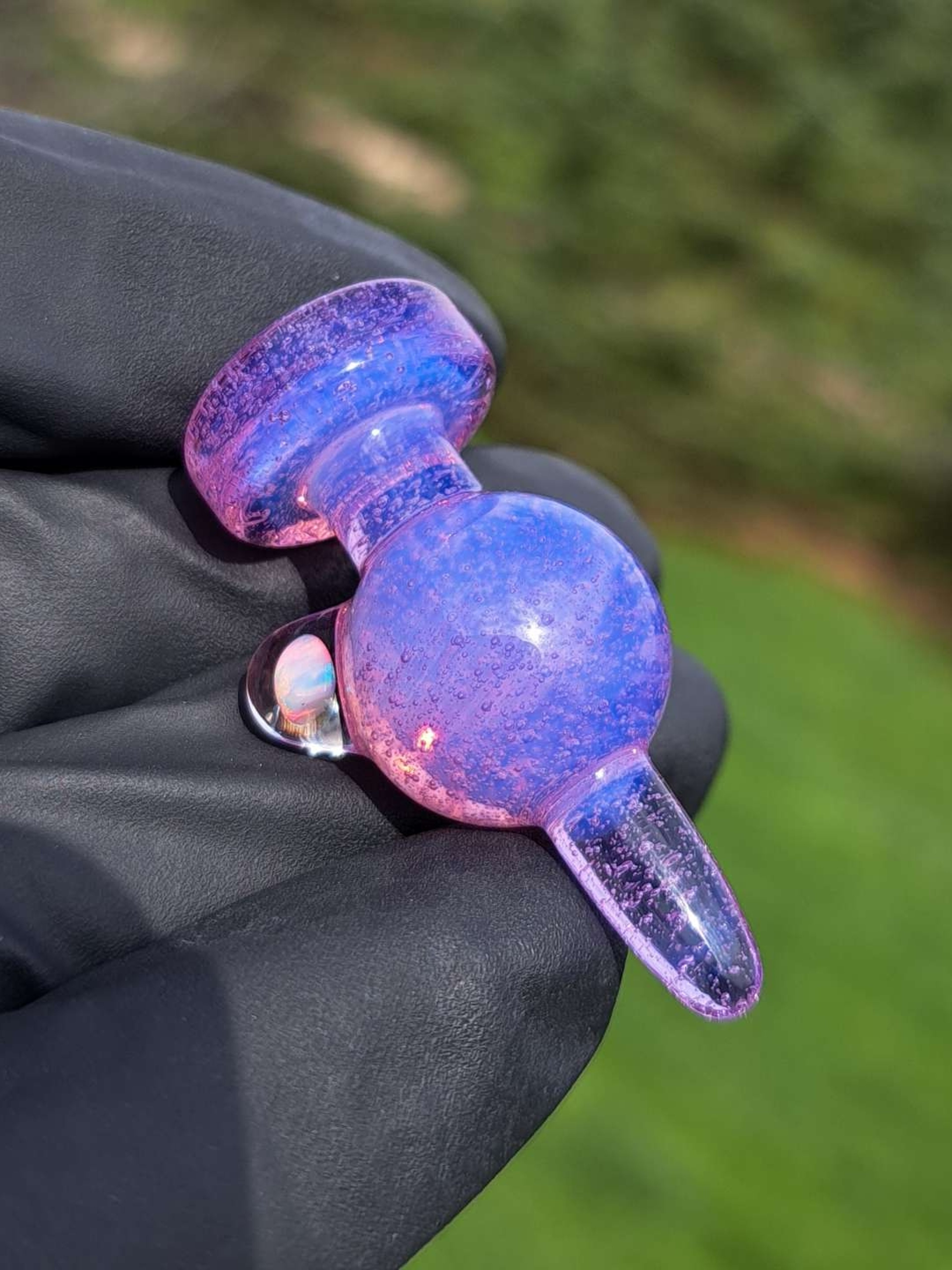 Preview pic of Slurper / tower cap pink purple with opal