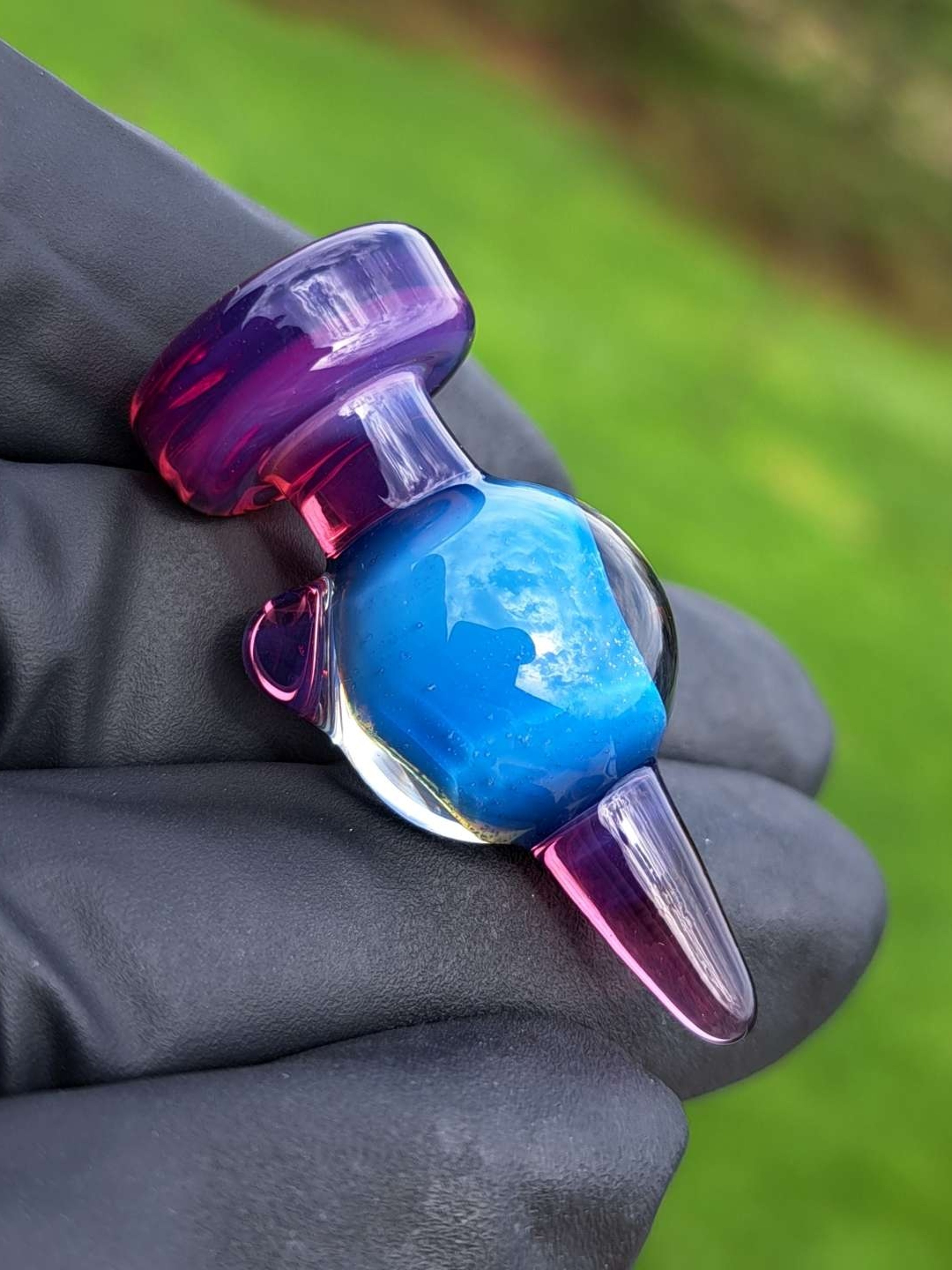 Slurper/ tower cap blue and purple image 0