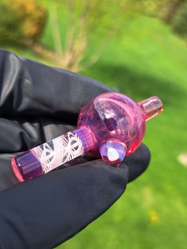 Preview pic of Karmaline ball cap with opal and zanfirico handle