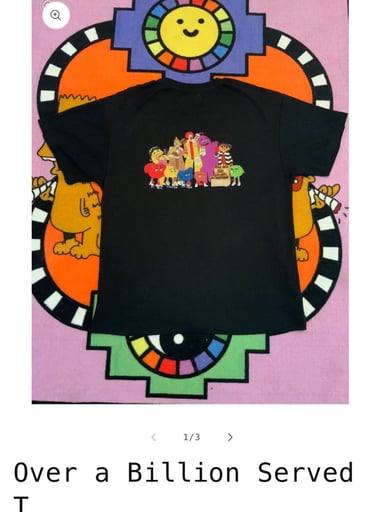 Preview pic of GZ1 whatever forever “over a billion served” t shirt