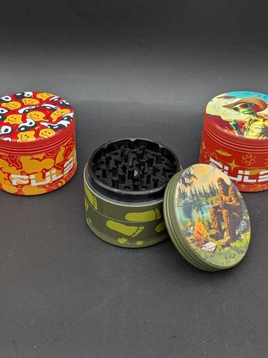 Preview pic of PULSAR DESIGN SERIES V2 ALUMINUM GRINDER | 4PC | 2.5"