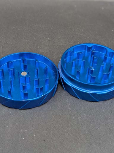 Preview pic of 2 PIECE ALUMINUM GRIP HERB GRINDER
