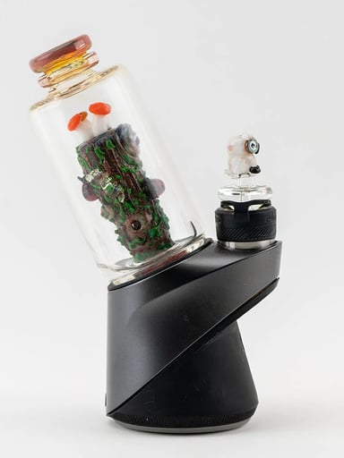 Preview pic of Empire Glassworks "Renew the Redwood" Puffco Peak/Peak Pro Glass Attachment