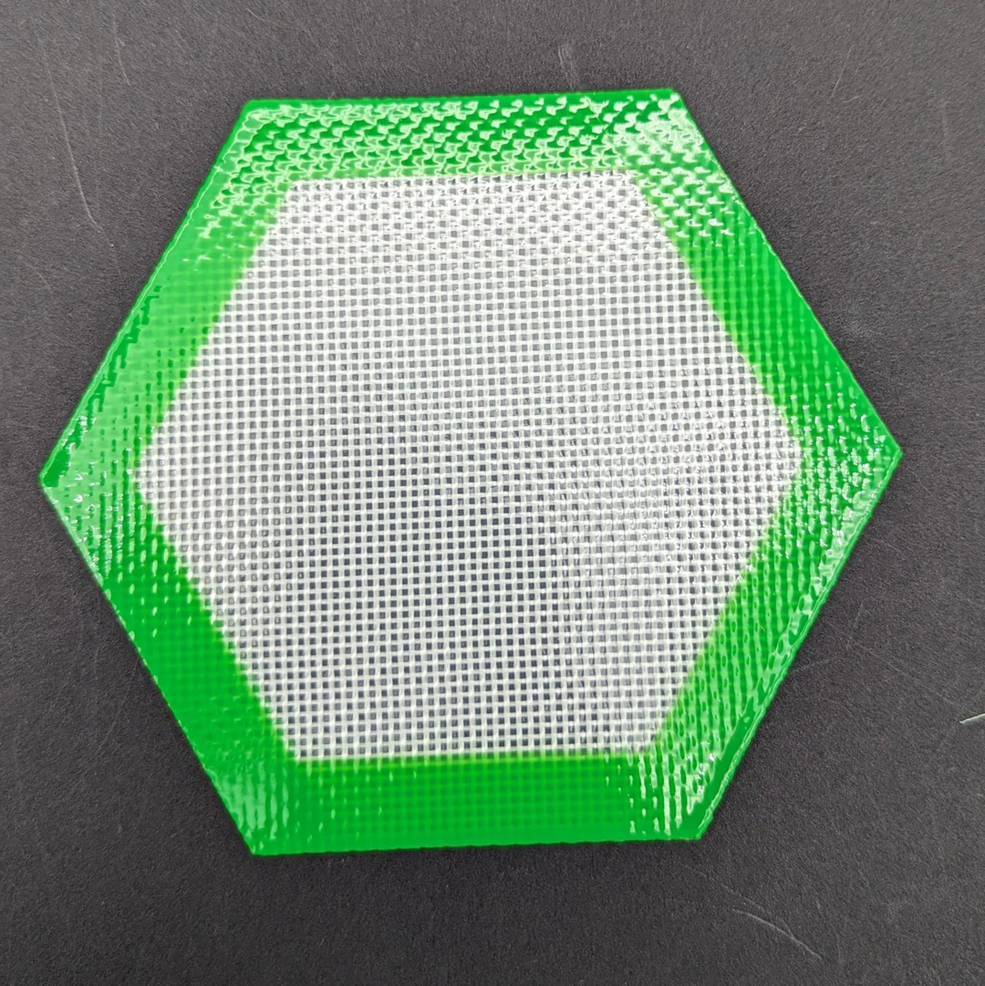 COLORFUL HEXAGON SILICONE DAB MAT image 0