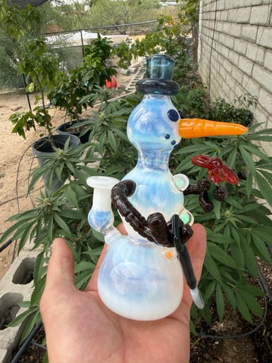 Preview pic of Craftsmithglass gardening snowman (set)