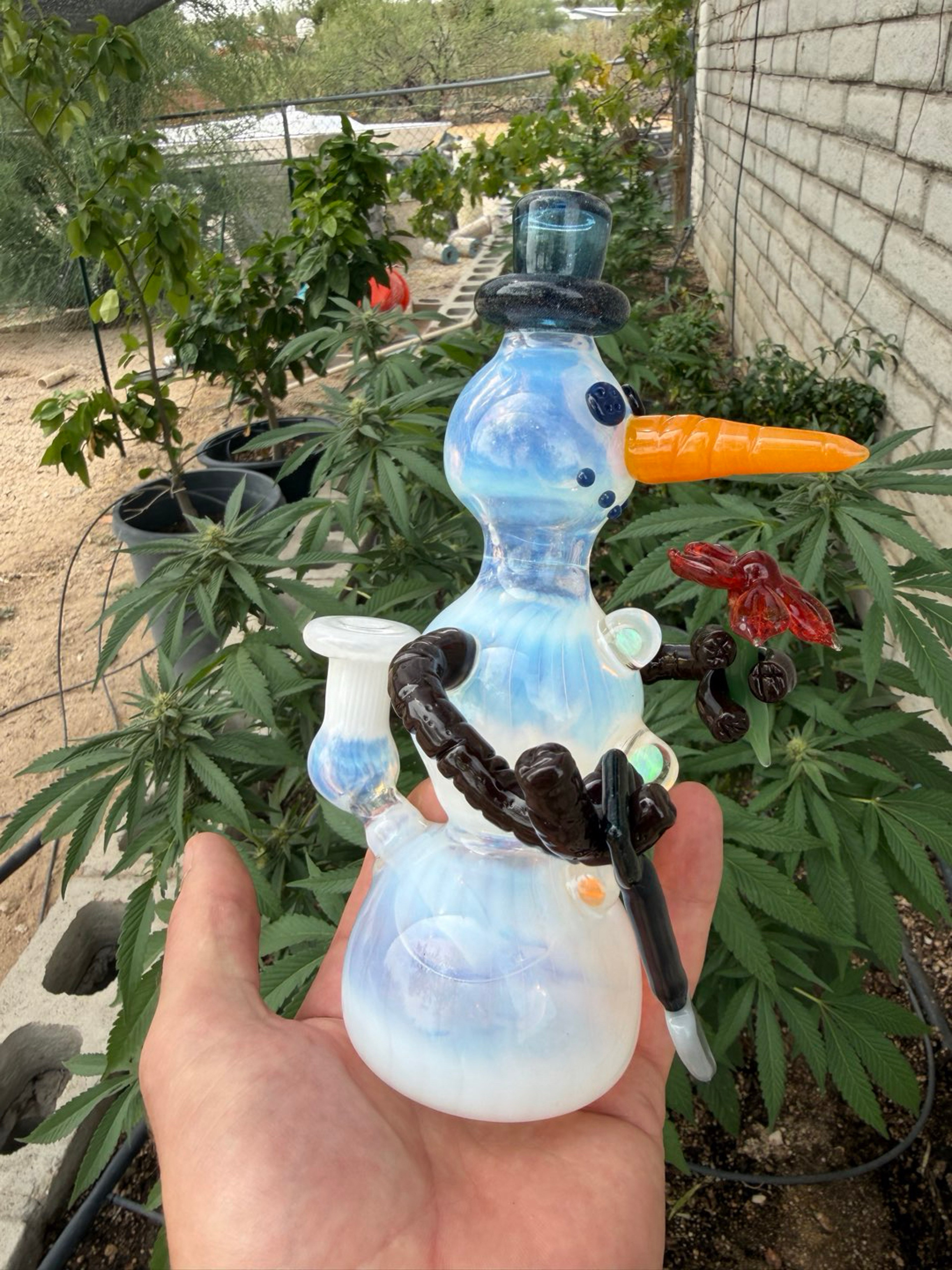 Preview pic of Craftsmithglass gardening snowman (set)
