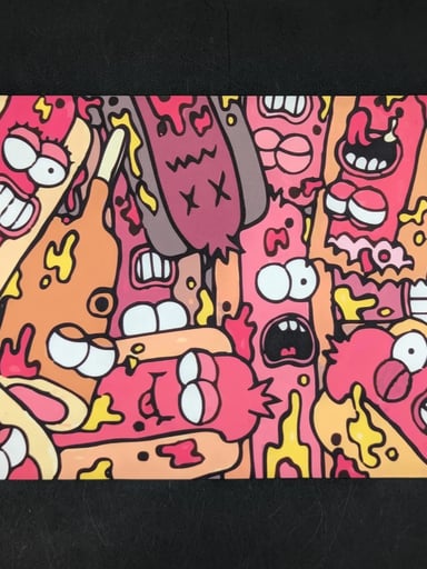 Preview pic of HOT DOG GUY SILICONE DAB MAT