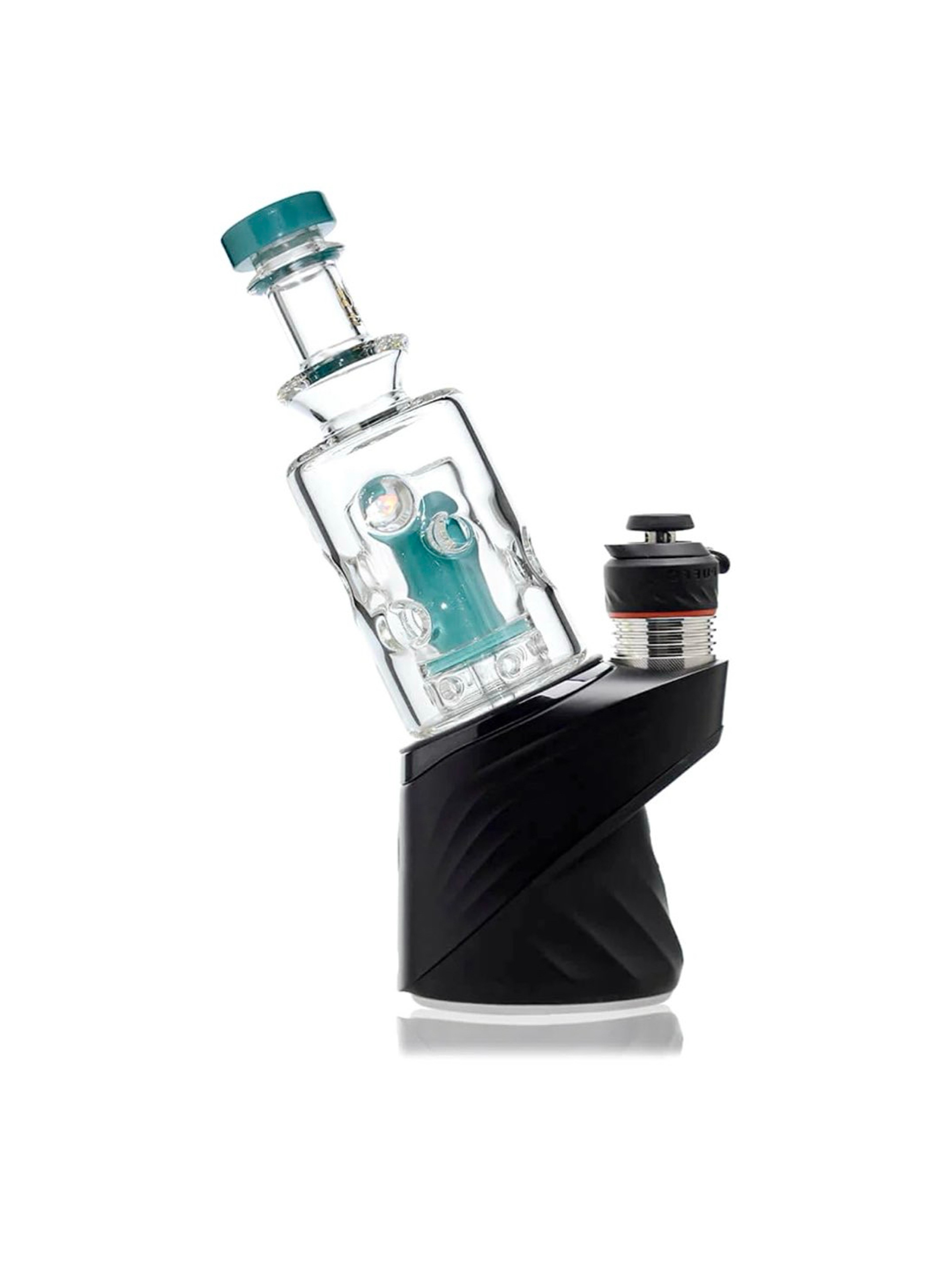 Preview pic of Straight Swiss Glass Attachment with Opal for Puffco Peak OG & Pro