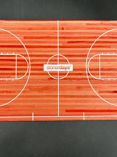 Preview pic of "DABSKETBALL COURT" DAB MAT BY STONERDAYS | 8" X 12"