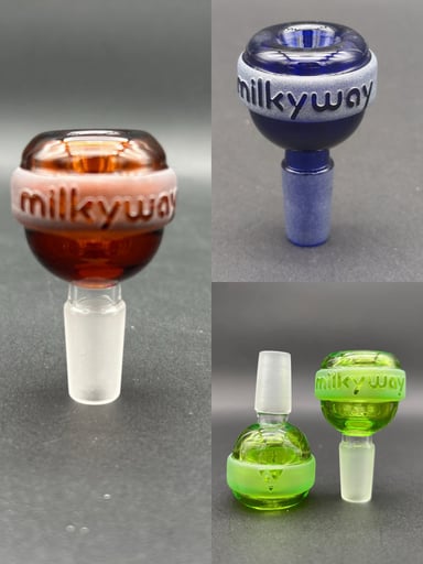 Preview pic of MILKYWAY GLASS - "ORBIT" BOWL 14MM