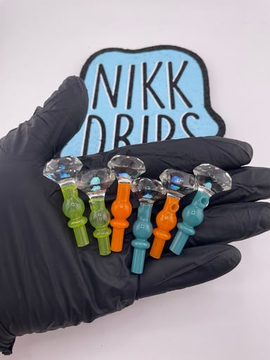 Preview pic of CaliBearGlass Dr Dabber Switch 2 Glass Joystick - Diamond Faceted Opal