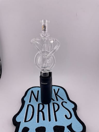 Preview pic of CaliBearGlass Dr Dabber Ghost 2 Glass Top - Orb Recycler