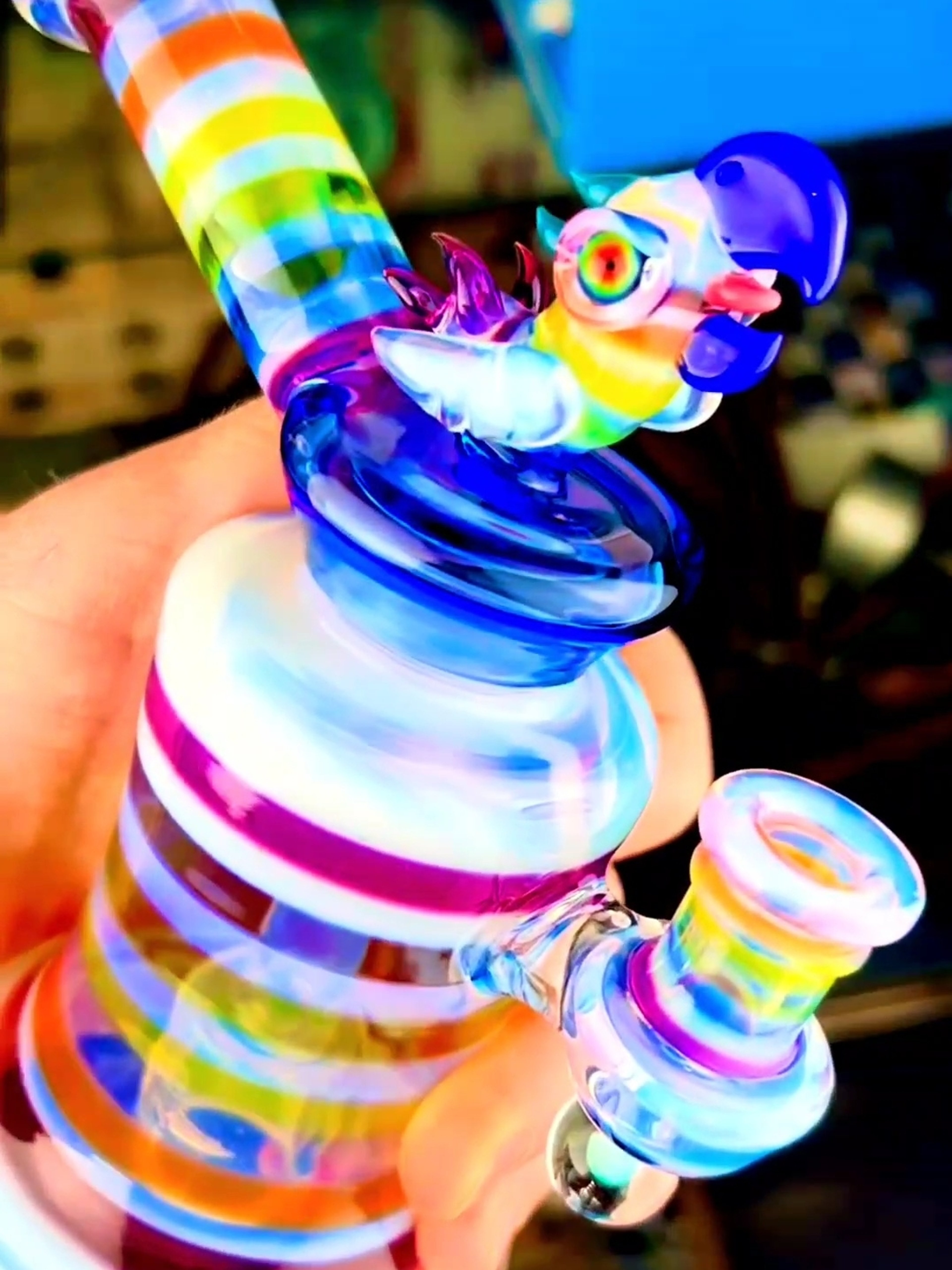 Preview pic of RJ Glass Rainbow Banger Hanger