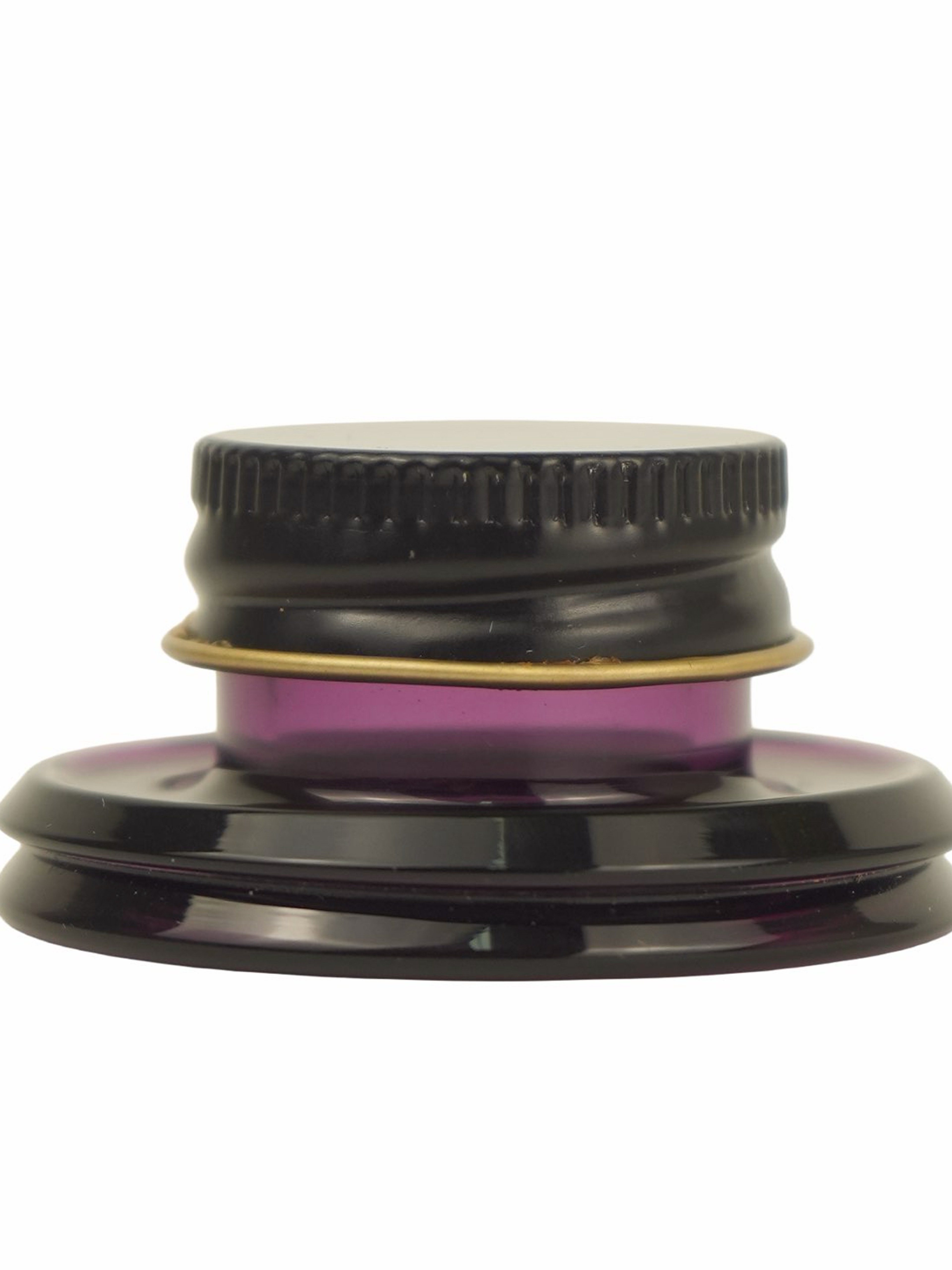 Soup glass gold amethyst jar image 0