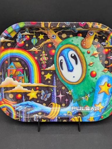 Preview pic of PULSAR METAL ROLLING TRAY | THE WORLD WAS MAD