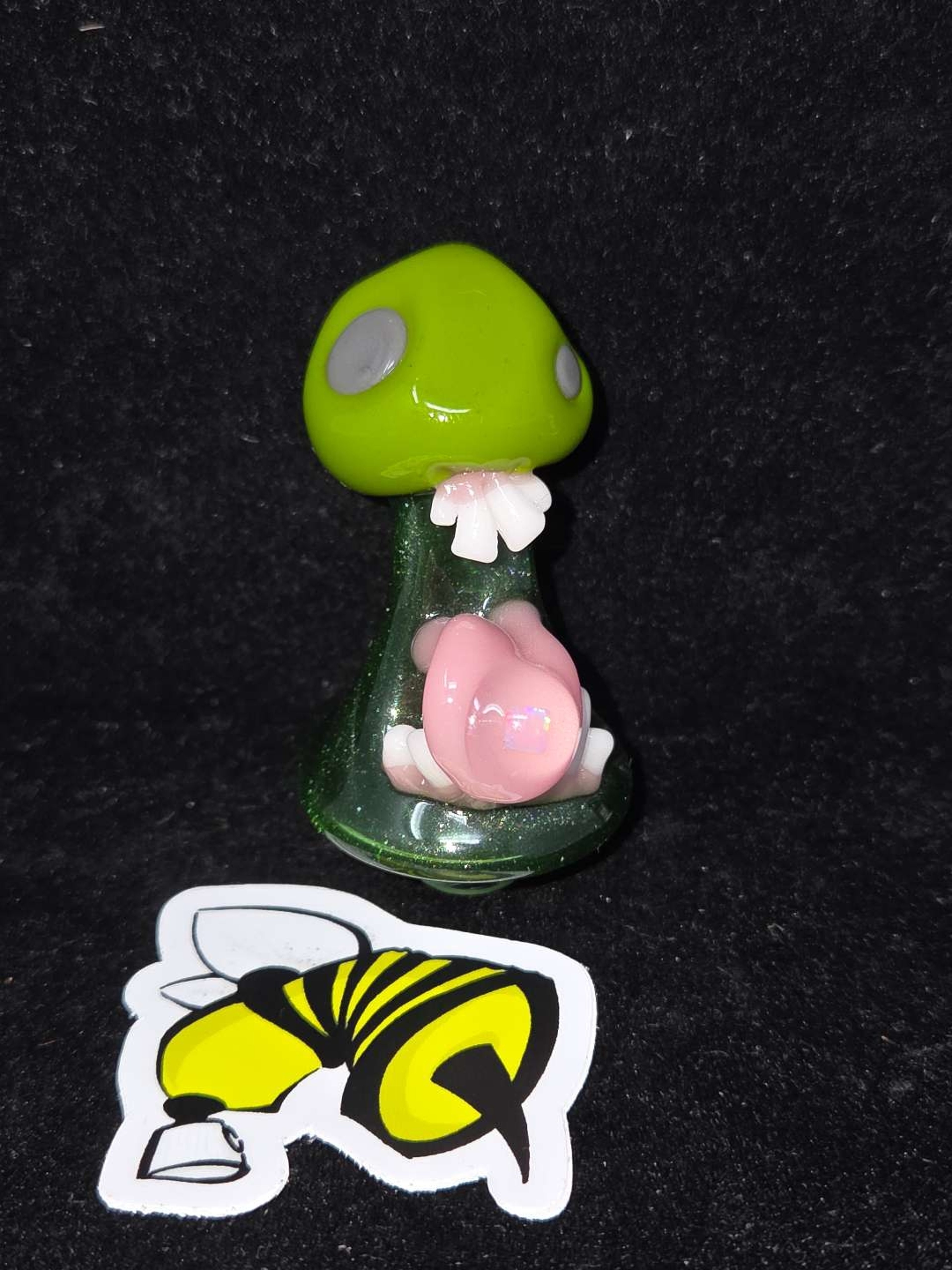 GlassHole Mushroom Spinner Cap image 0