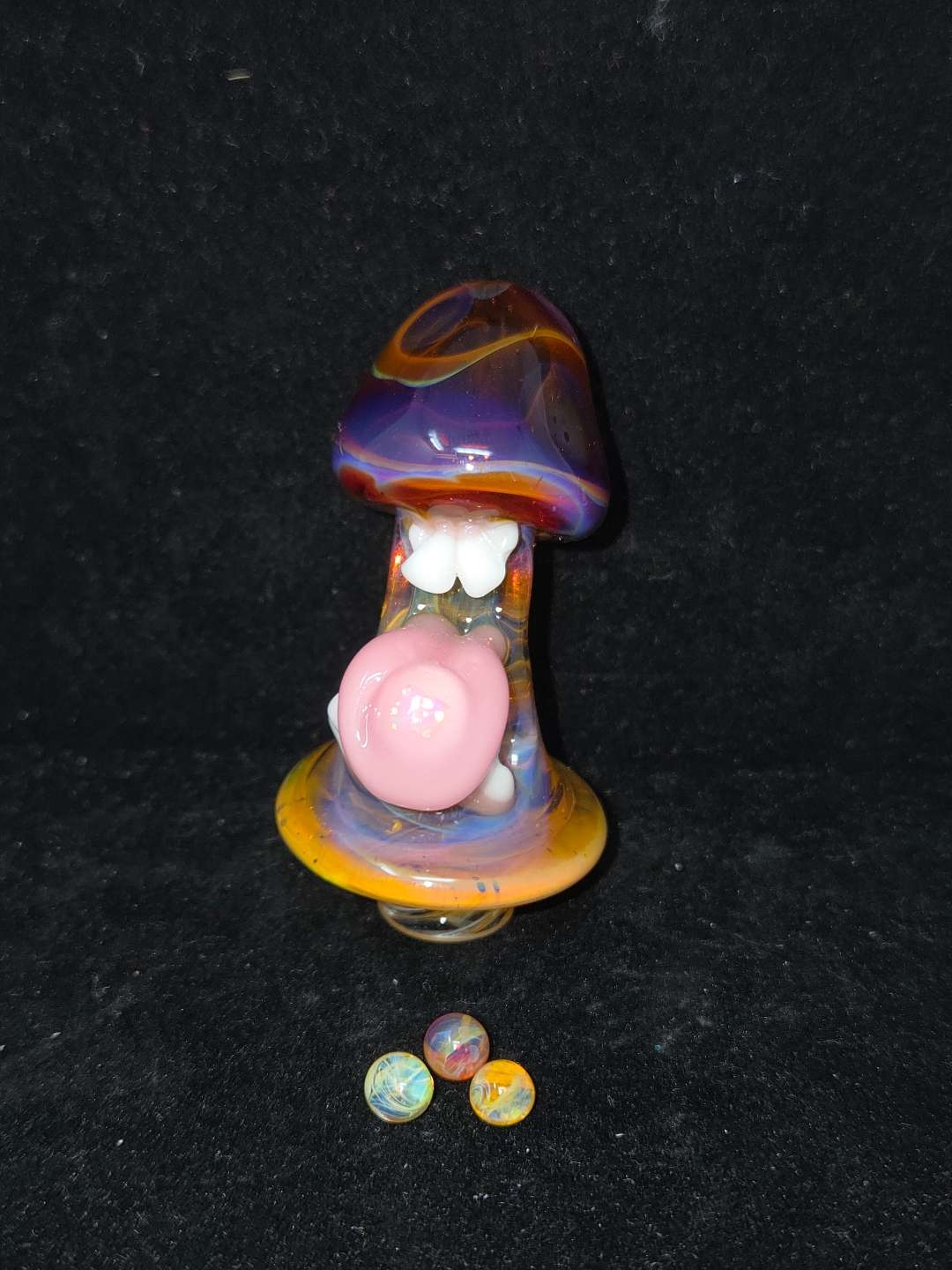 GlassHole Mushroom Spinner Cap image 0