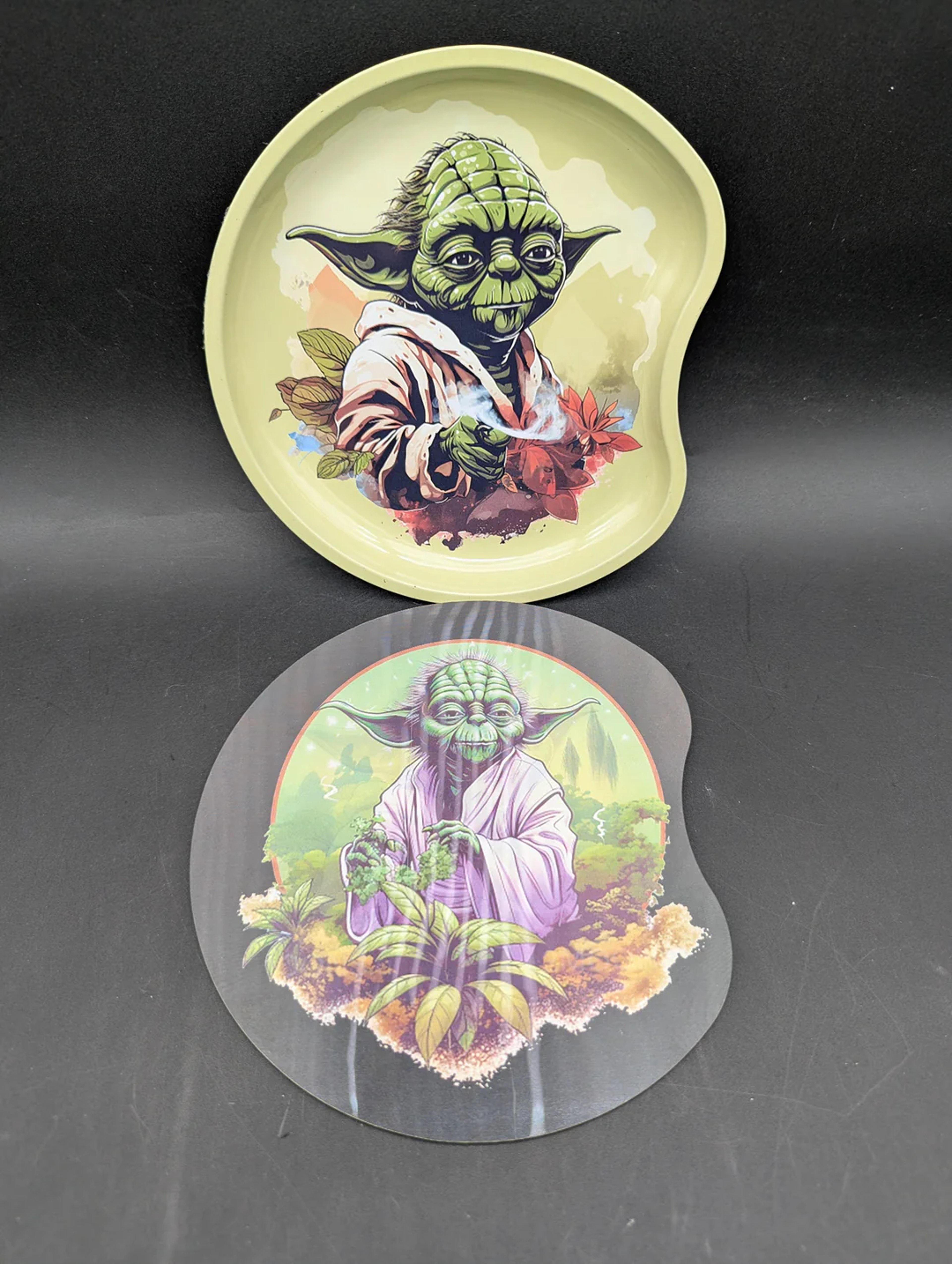 FULL ART ROLLING TRAYS W/ COVER image 0